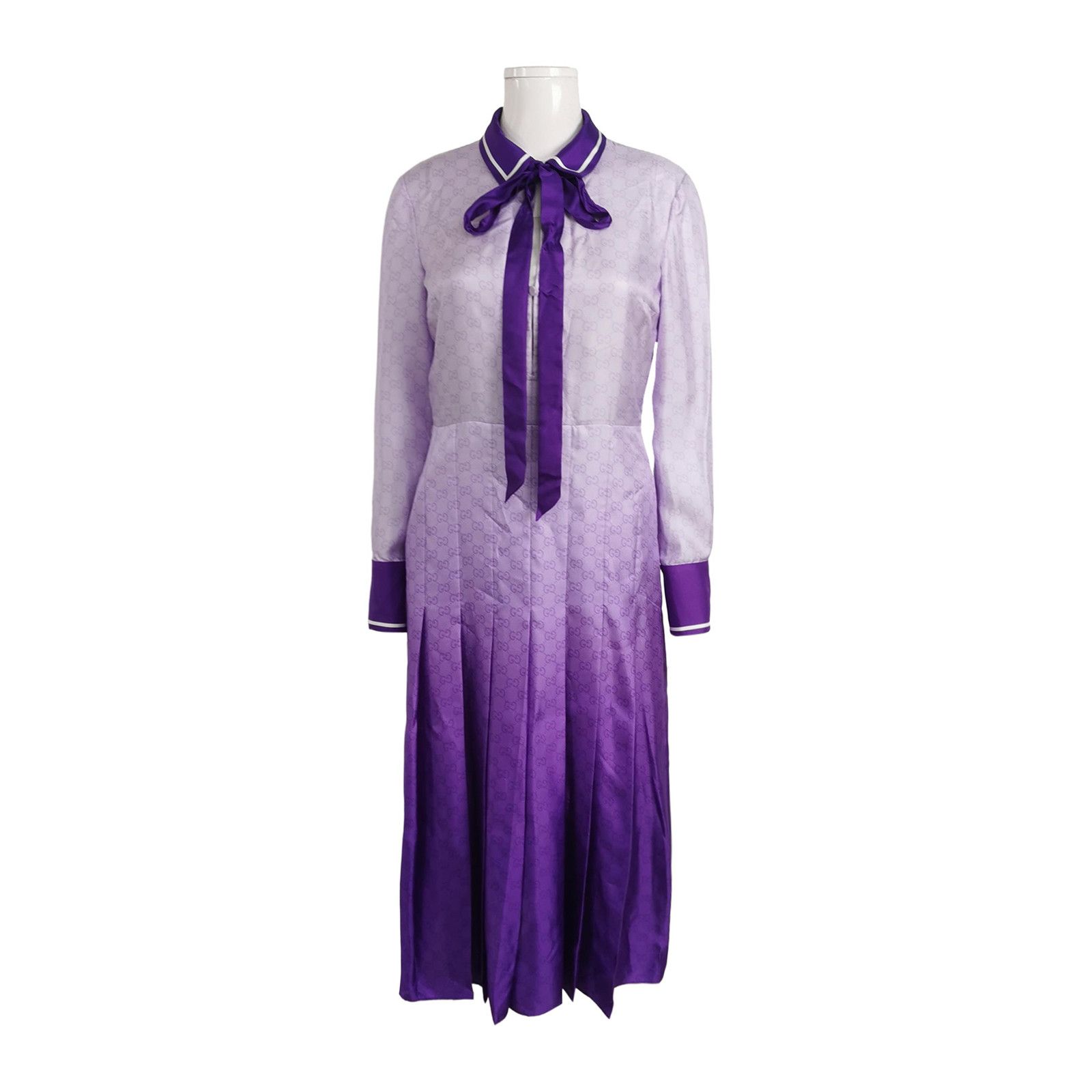 Gucci Gucci GG Monogram Silk Gradient Dress IT 40 Size S / US 4 / IT 40 - 1 Thumbnail