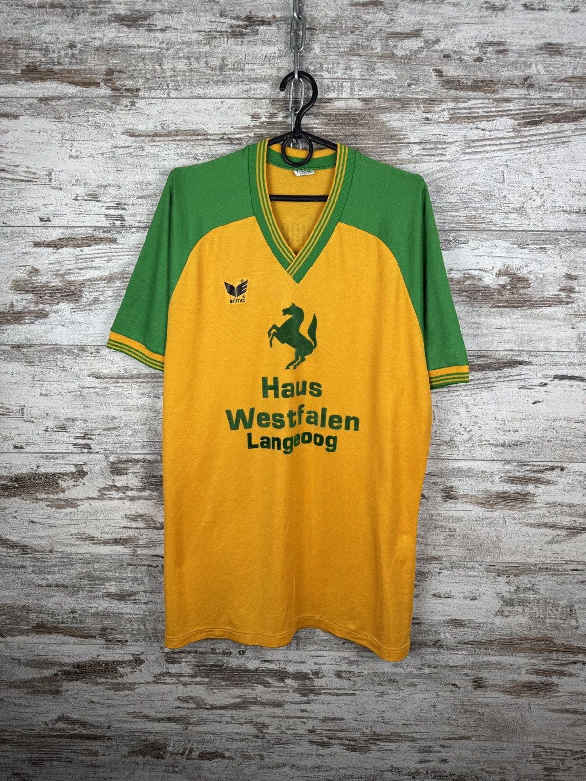 Erima Recklinghausen 80s Erima Football Shirt “Haus Westfalen” №4 Size US XL / EU 56 / 4 - 2 Thumbnail