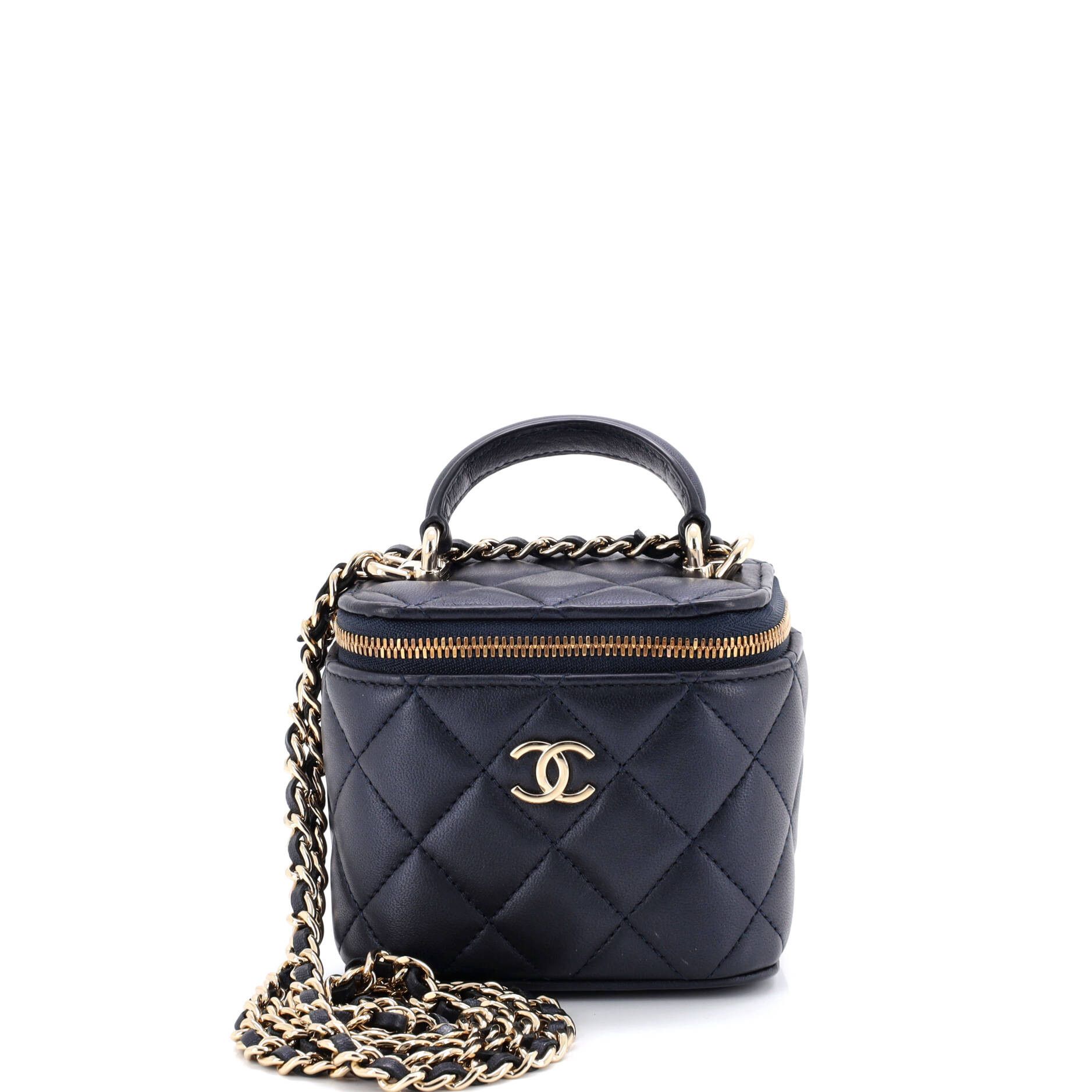 Chanel Classic Top Handle Vanity Case with Chain Size ONE SIZE - 1 Thumbnail
