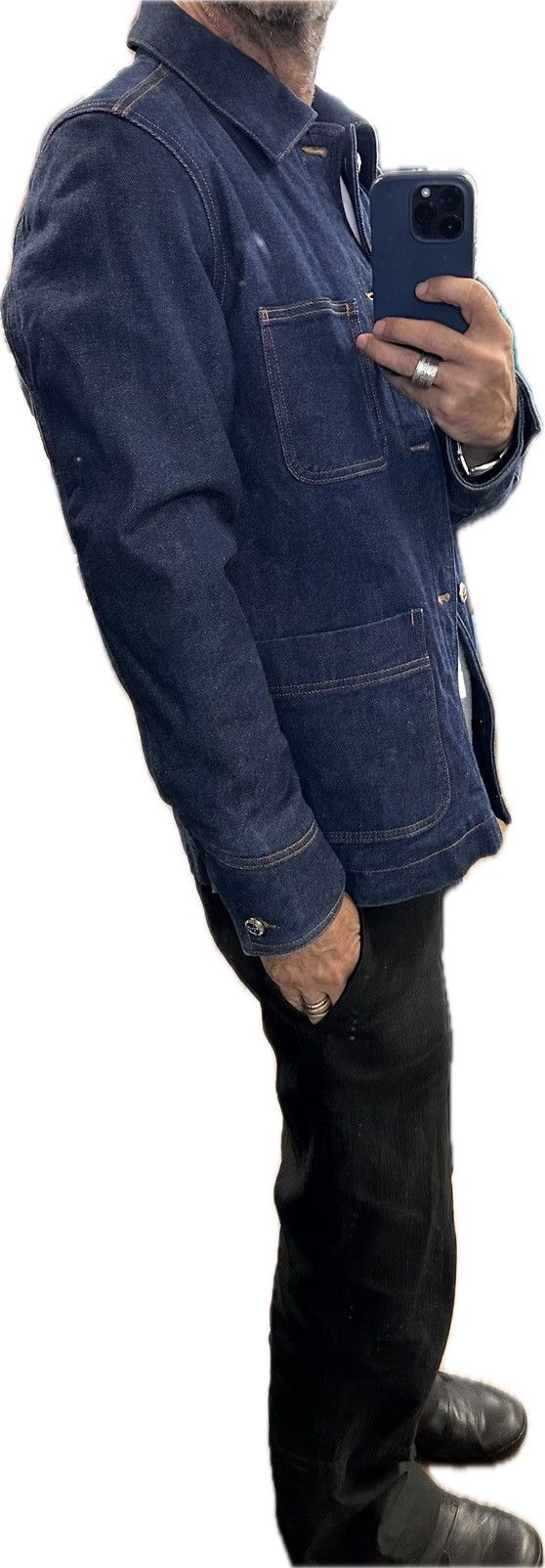 A.P.C. A.P.C. - Axel Shearling-Lined Denim Jacket - Blue Size US M / EU 48-50 / 2 - 2 Thumbnail