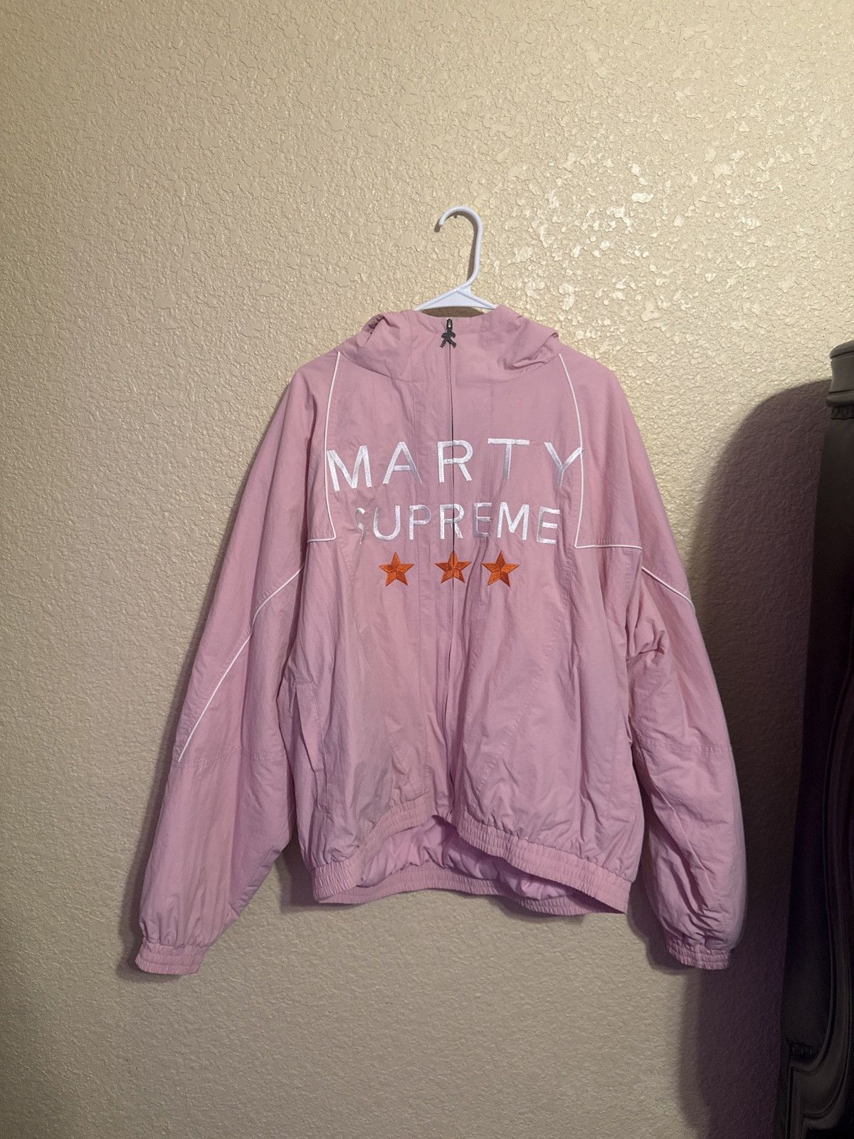 Nahmias Marty Supreme Pink Warm Up Jacket Size US XL / EU 56 / 4 - 1 Thumbnail