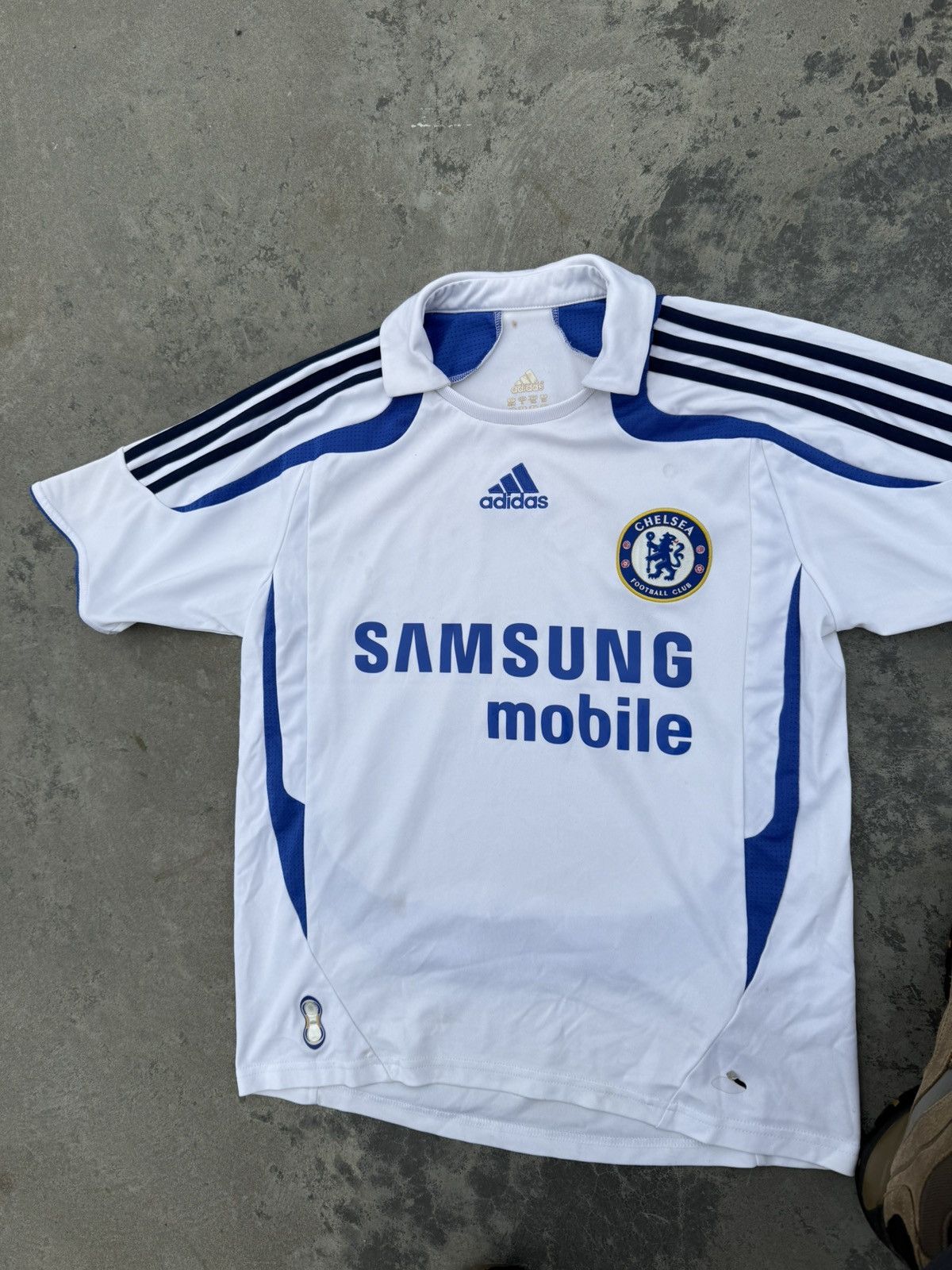 Adidas Chelsea 2007 Third Soccer Jersey Football Y2k Blokecore Size US S / EU 44-46 / 1 - 3 Thumbnail