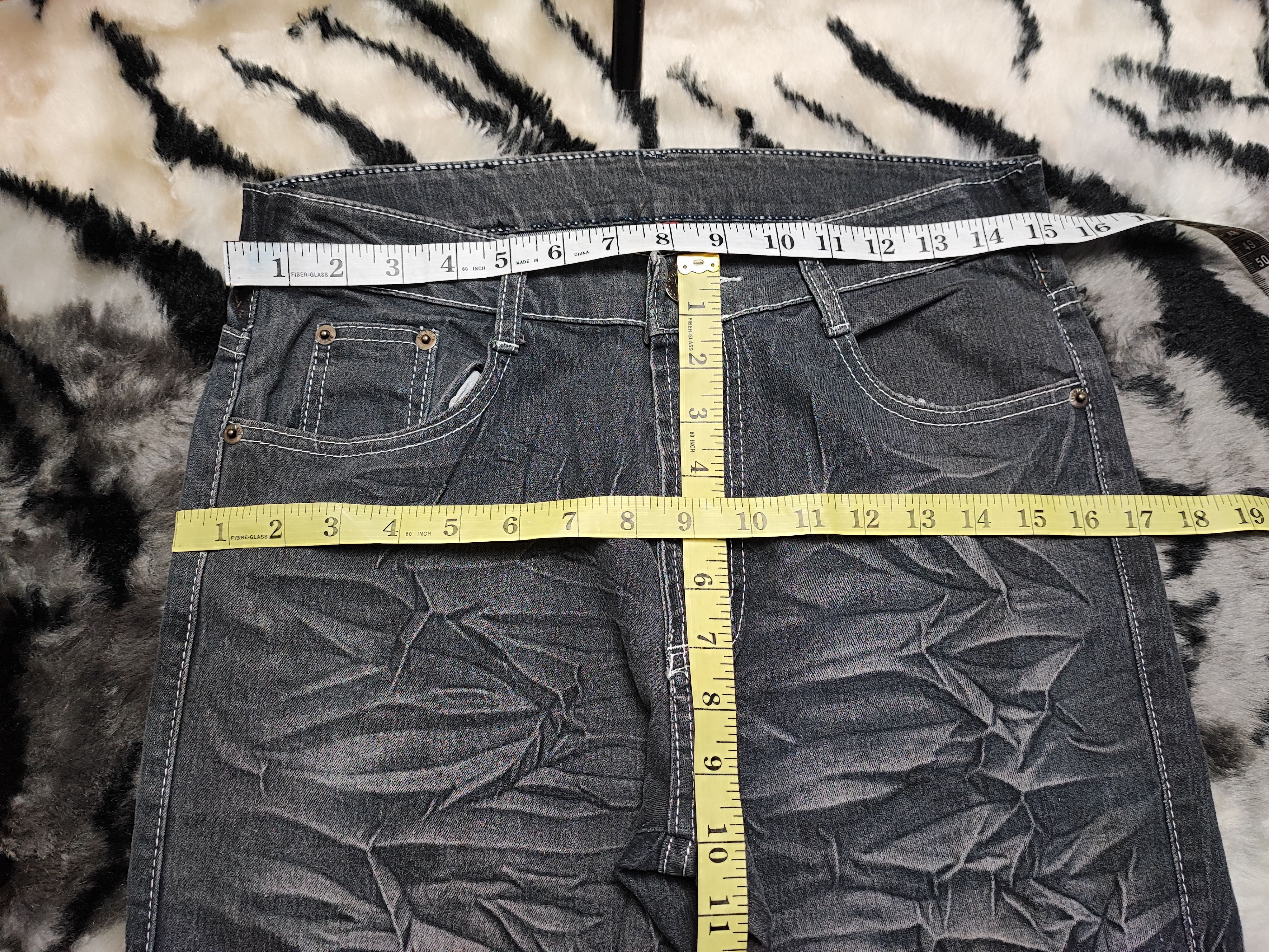 Affliction × Japanese Brand Skull Punk Embroidered Denim Jeans Size US 30 / EU 46 - 5 Thumbnail