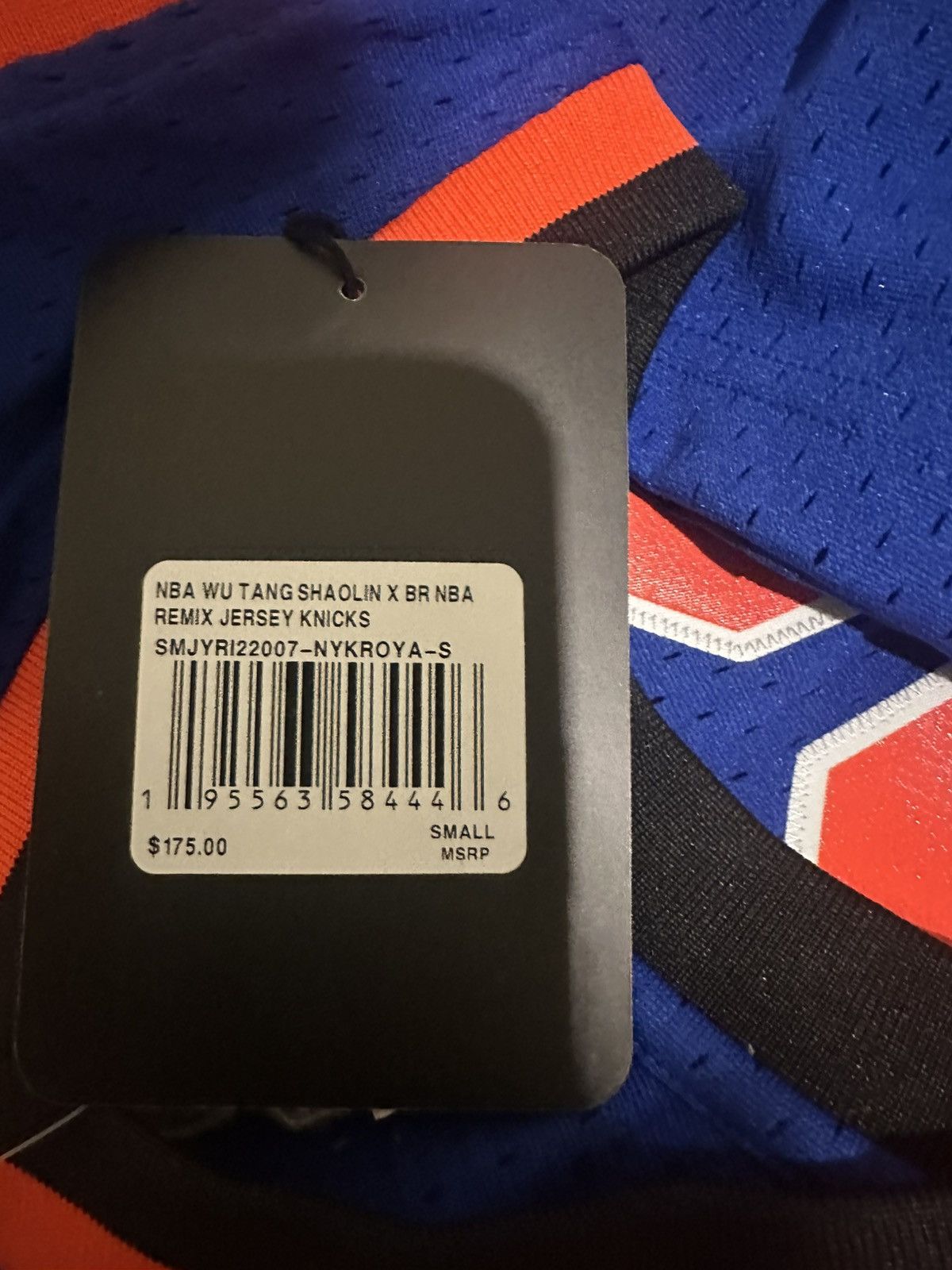 Mitchell & Ness NBA WU TANG SHAOLIN X BRNBA REMIX JERSEY KNICKS (SMALL) Size US S / EU 44-46 / 1 - 14 Thumbnail