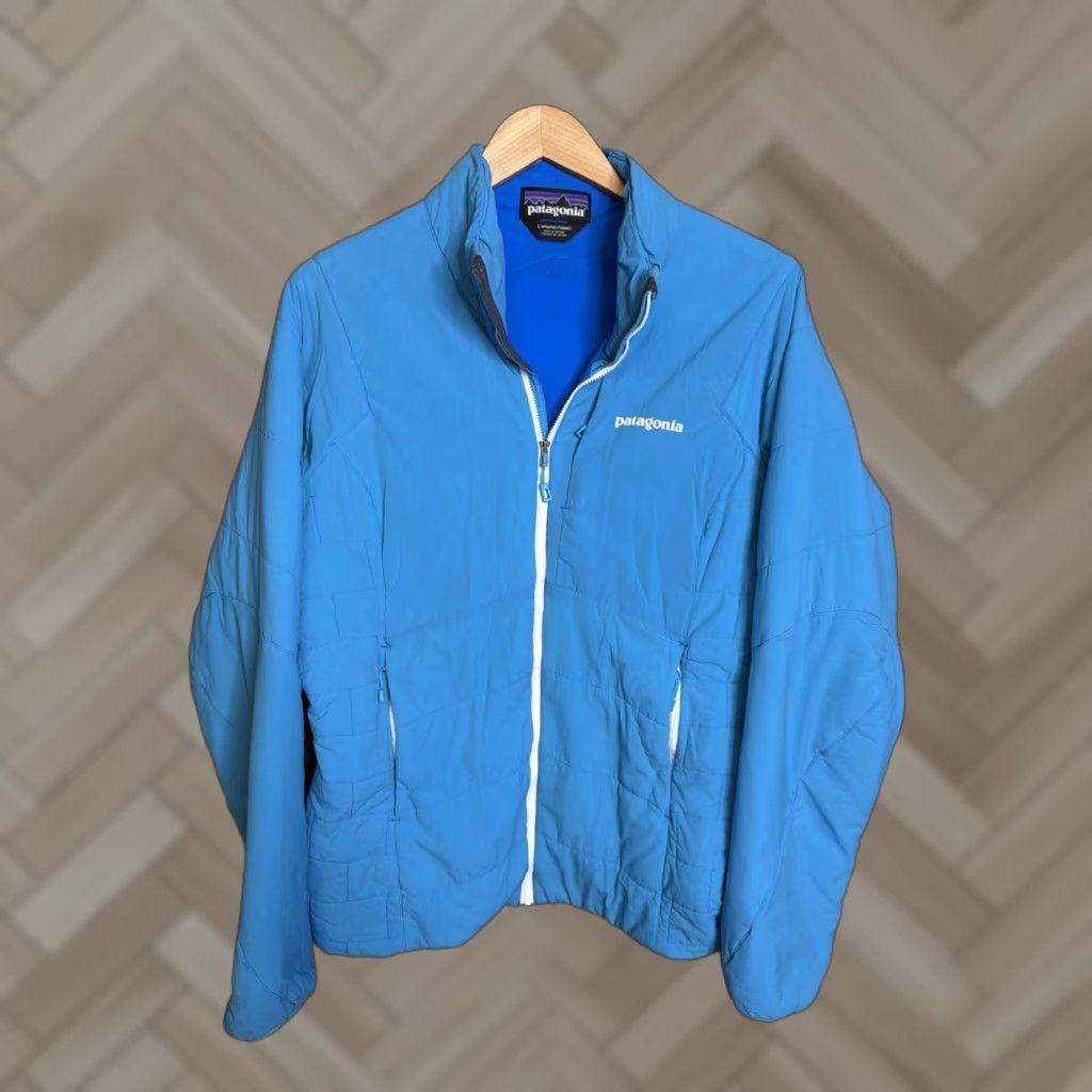 Patagonia Patagonia Nano Air Jacket Coat 84255 Women’s Size Large Blue Jacket/Coat - Patagonia Nano-Air - Women - L - Blue - Insulated - Outdoor - Basic Jacket Size L / US 10 / IT 46 - 1 Thumbnail