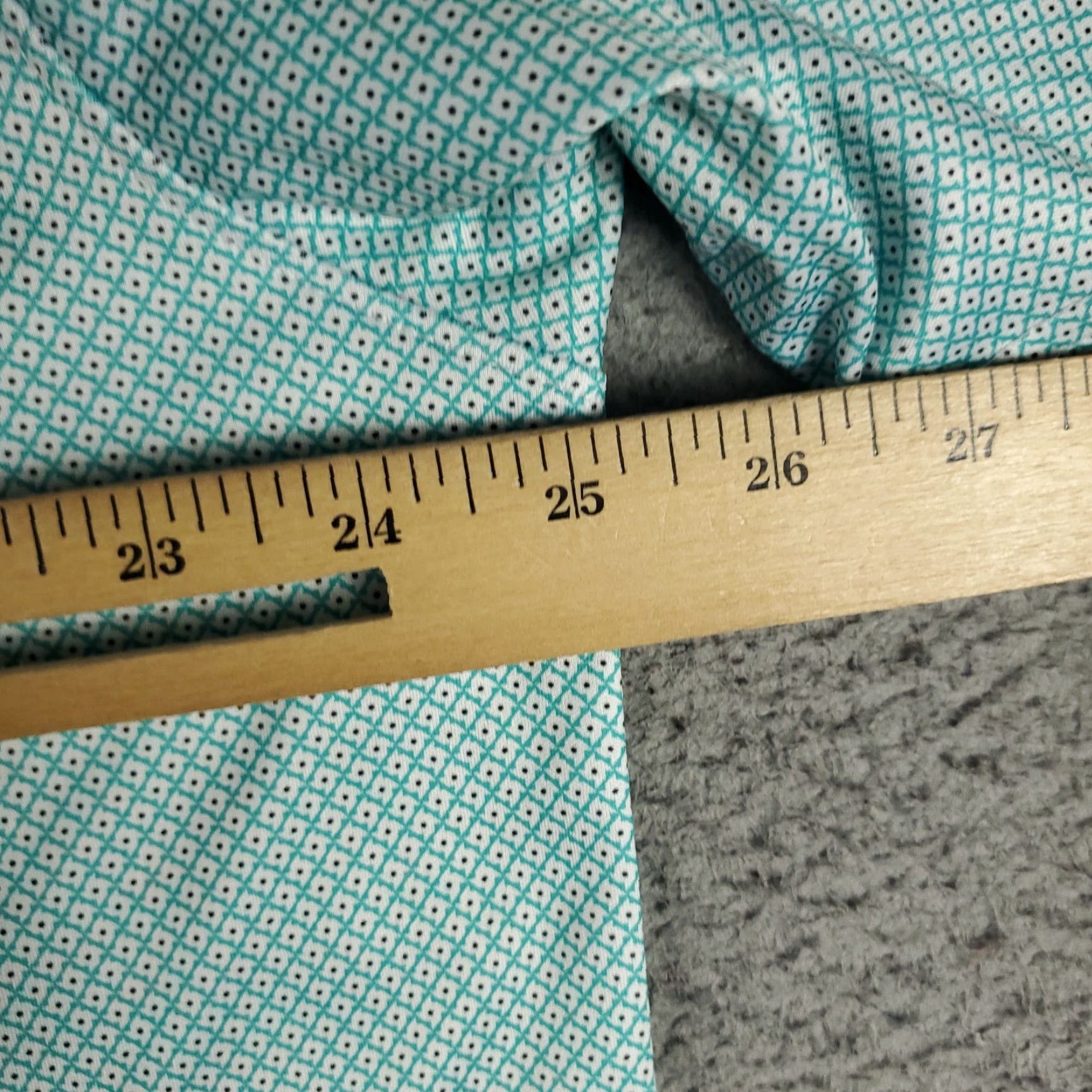 Vintage Greg Norman Polo Shirt Mens XL Turquoise Geometric Golf Casual Short Sleeve Polo Shirt Size US XL / EU 56 / 4 - 6 Thumbnail
