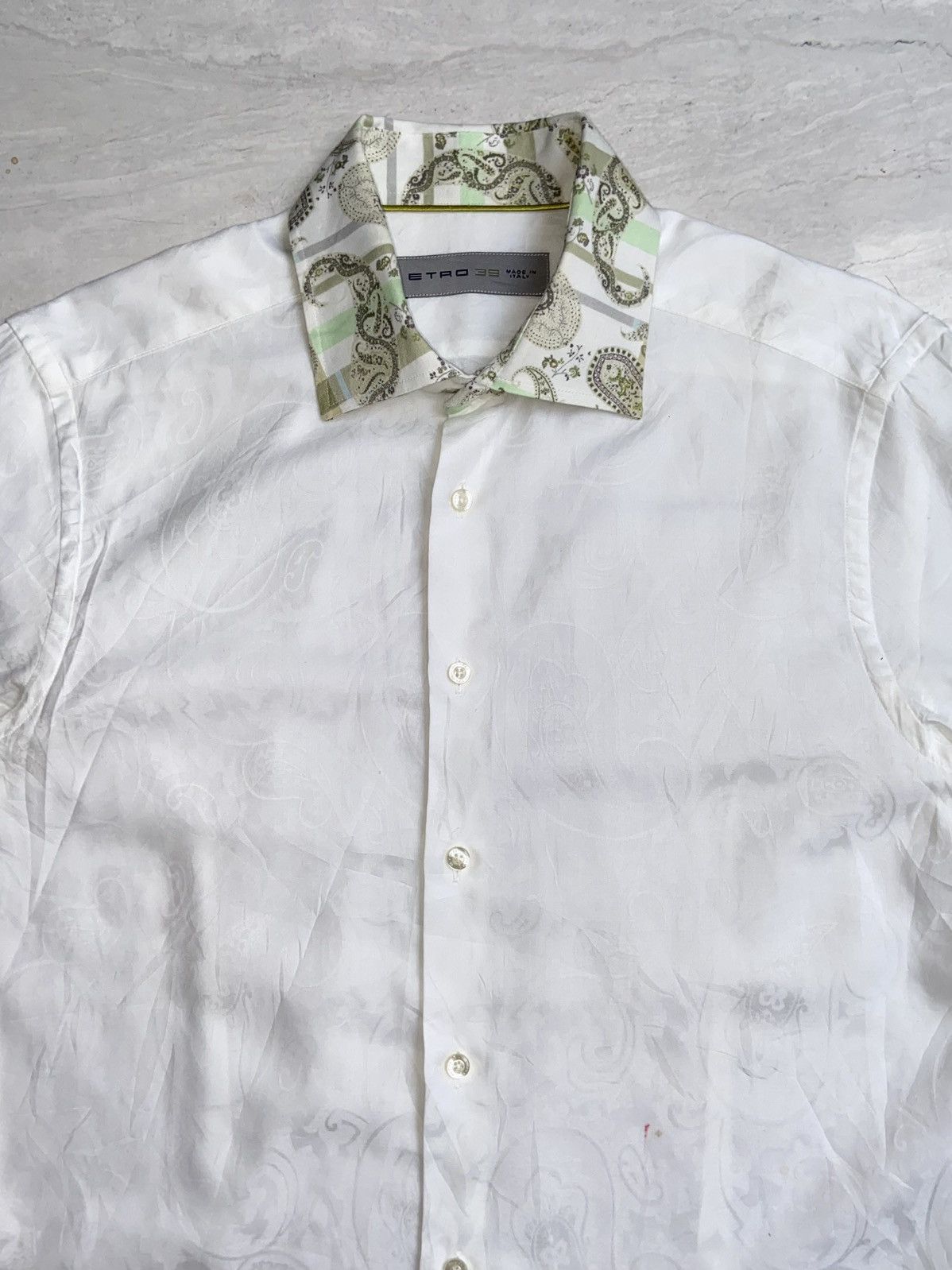 Etro ETRO Motive White Shirt Size US S / EU 44-46 / 1 - 3 Thumbnail