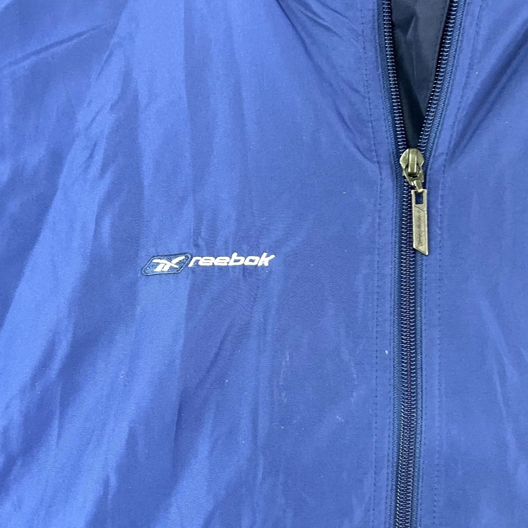 Reebok Reebok Jacket Mens 2XL Blue Full Zip Windbreaker Lined Lightweight Athletic Size US XXL / EU 58 / 5 - 3 Thumbnail