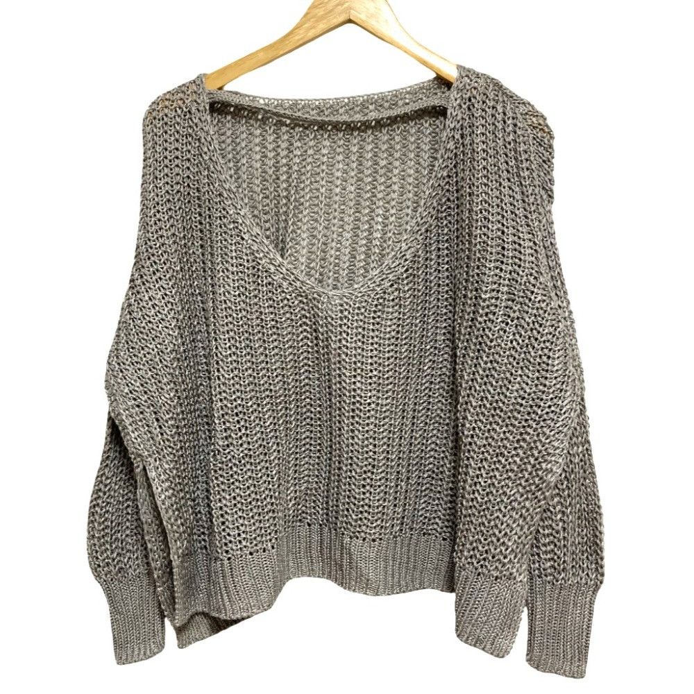 Other Other Chaos Linen Knit Pullover Textile Tops DUTY FREE for USA Size ONE SIZE - 1 Thumbnail