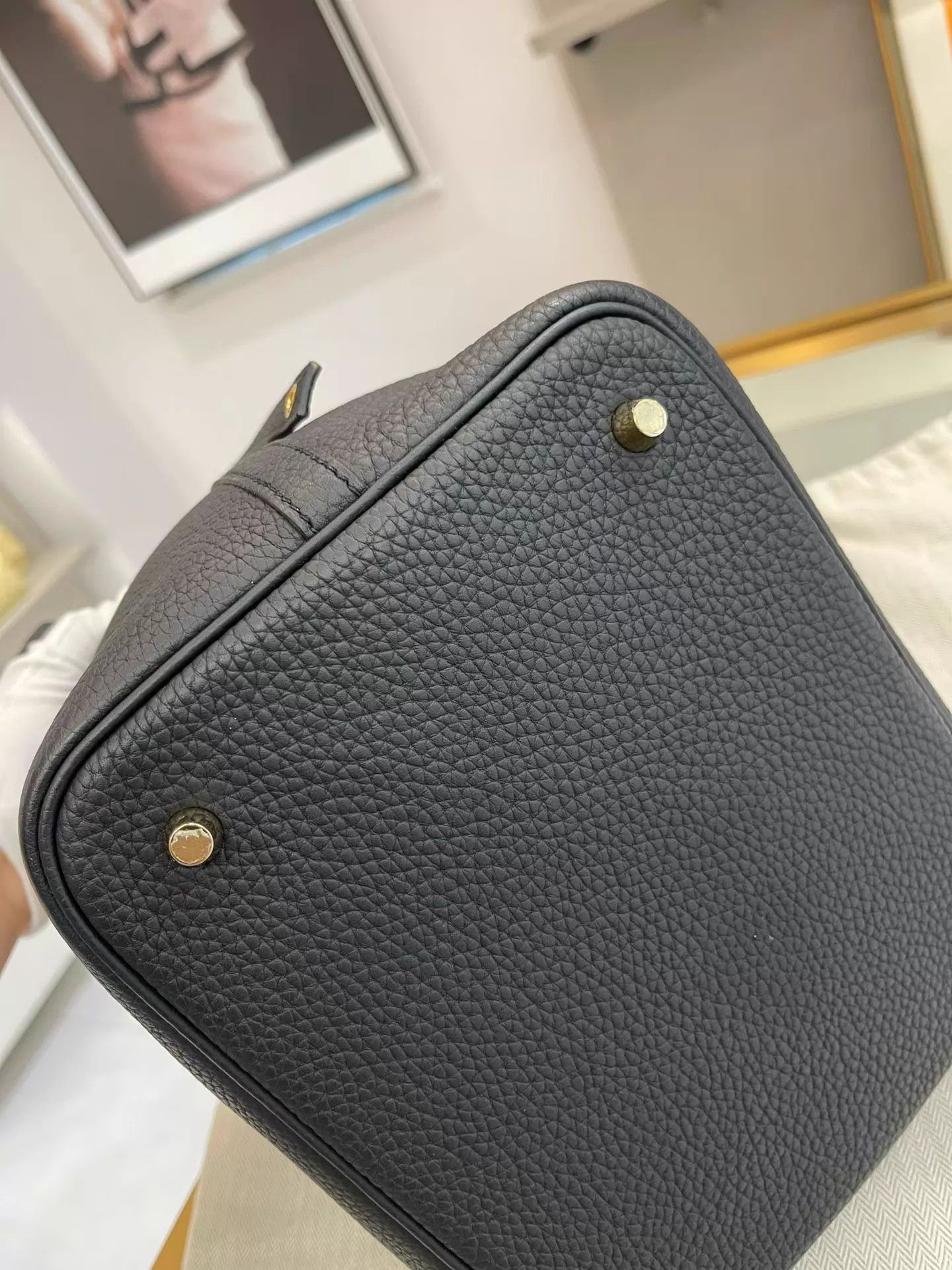 Hermes Hermès Picotin 22 Black & Gold Y Mint Dust Bag Lock Key Size ONE SIZE - 7 Thumbnail