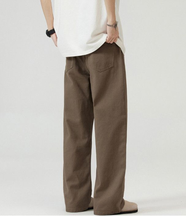 Japanese Brand American Maillard Men's Casual Loose Straight Baggy Jeans Size US 32 / EU 48 - 5 Thumbnail