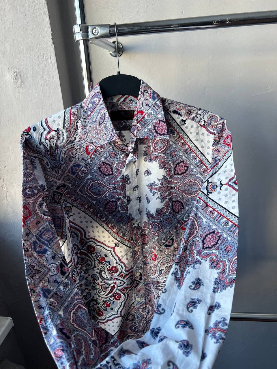 Etro ETRO MILANO MENS BAROQUE ART PRINTED LUXURY BUTTON SHIRT L Size US L / EU 52-54 / 3 - 7 Thumbnail
