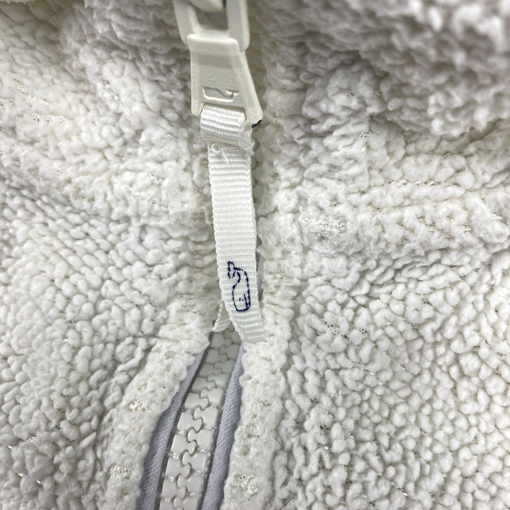 Vineyard Vines VINEYARD VINES Shep Sweater Womens S White Mock Neck 1/4 Zip Pullover Fleece Casual Shirt Size S / US 4 / IT 40 - 7 Thumbnail