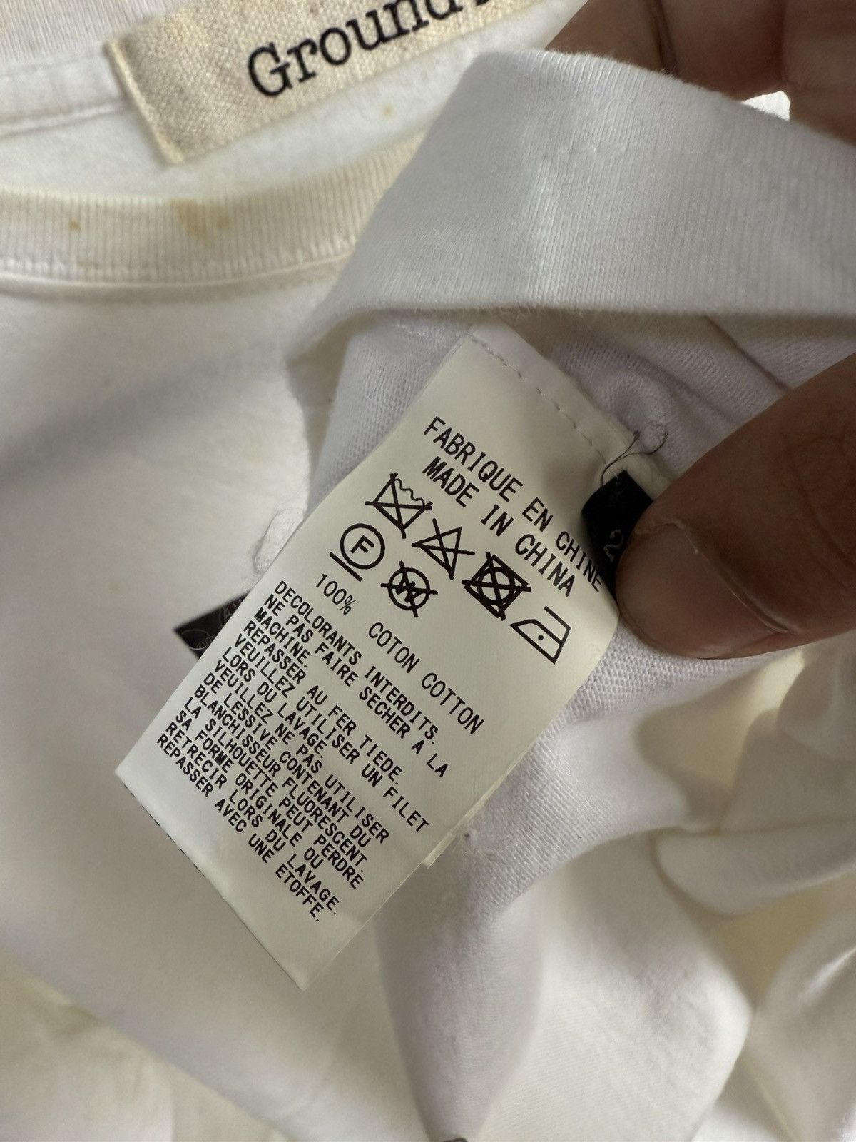 Ground Y Ground Y by Yohji yamamoto Spell out Size US L / EU 52-54 / 3 - 7 Thumbnail