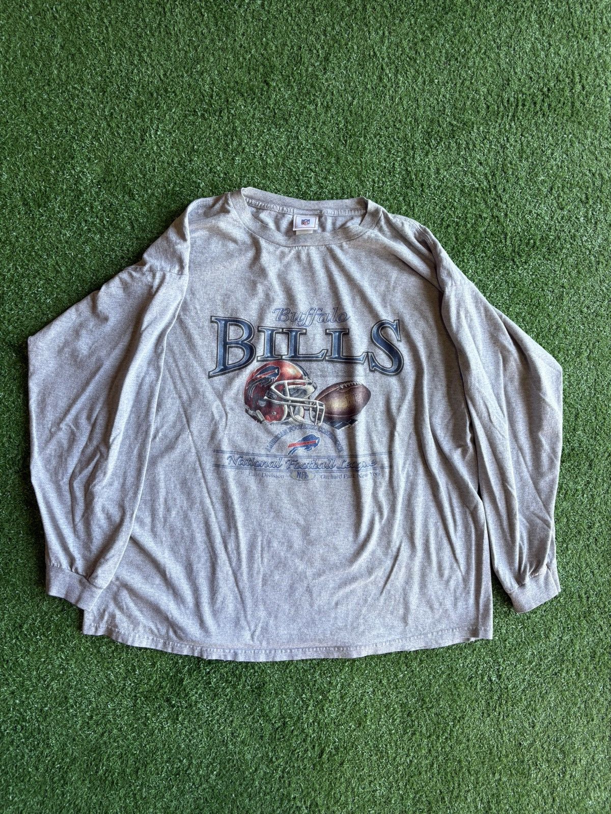 NFL × Vintage Vintage Y2K Buffalo Bills Long Sleeve Size US XL / EU 56 / 4 - 1 Thumbnail