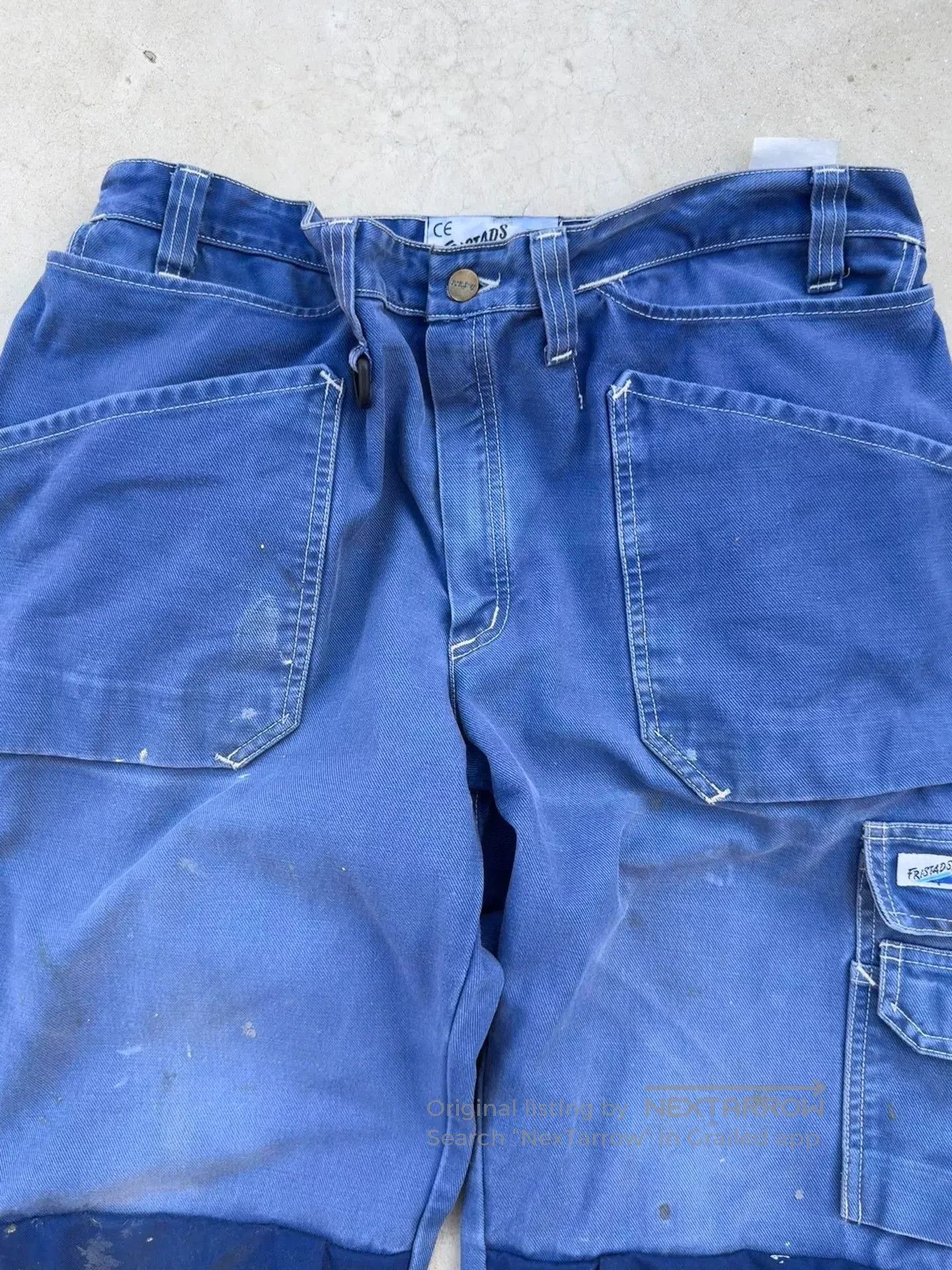 Vintage Vintage 80s Fristads Work Pants. Size US 38 / EU 54 - 5 Thumbnail