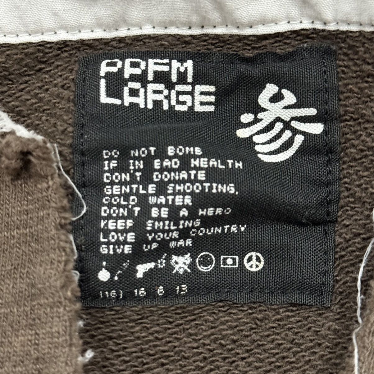 Japanese Brand PPFM Brreakon Thrrough Longsleeve Sweat Tee Size US L / EU 52-54 / 3 - 4 Thumbnail