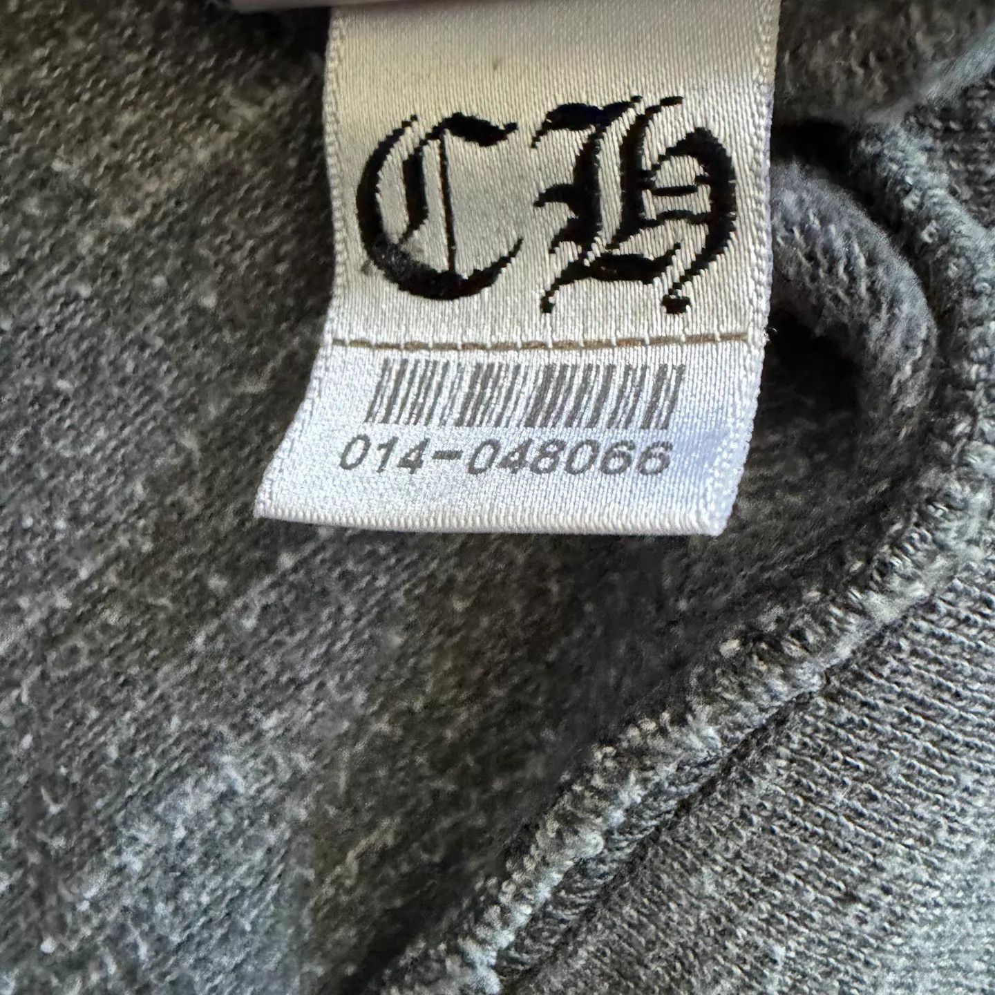 Chrome Hearts Chrome Hearts Gray Sanskrit Sketch Oversized Cross Crew M Size US M / EU 48-50 / 2 - 6 Thumbnail