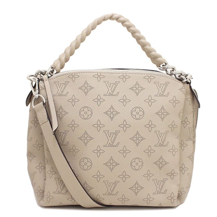 Louis Vuitton Babylone PM Crossbody Handbag Mahina Leather 2way
