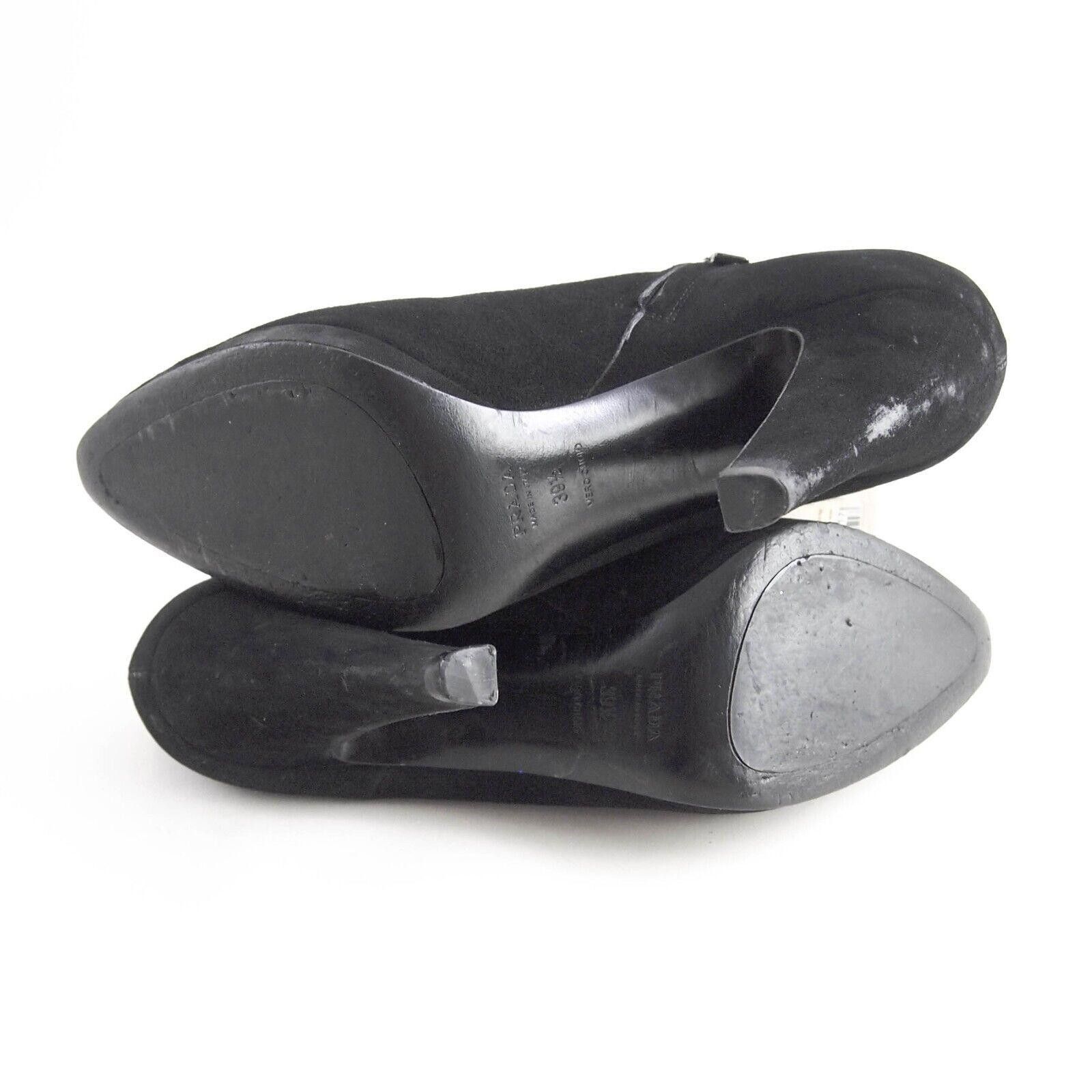 Prada Prada High Heel Booties Black Suede Size EU 39.5 US 9.5 Size US 9.5 / IT 39.5 - 6 Thumbnail