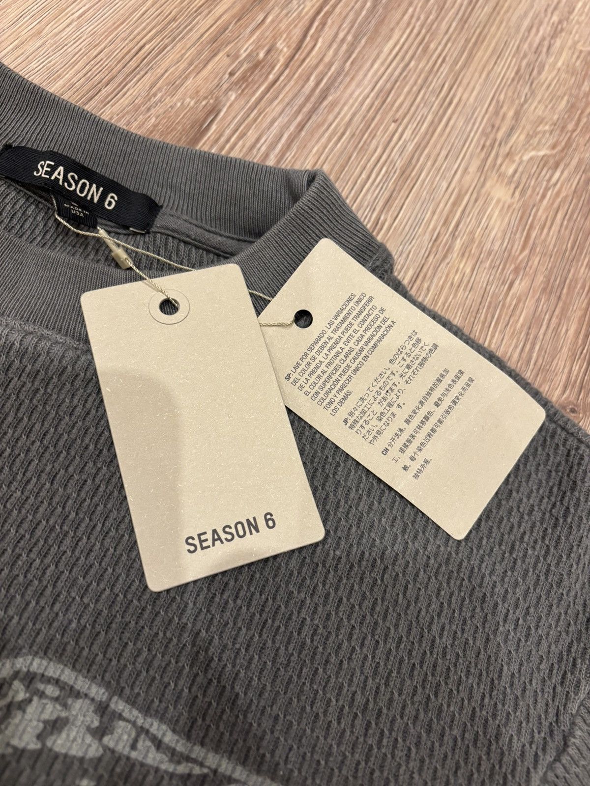 Yeezy Yeezy Season 6 Printed Thermal S – Gravel & Ghost WITH TAGS Size S / US 4 / IT 40 - 6 Thumbnail
