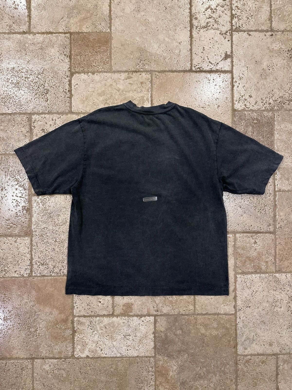 Acne Studios Acne Studios Relaxed Vintage Fade Graphite Crew Neck Tee Size US L / EU 52-54 / 3 - 7 Thumbnail