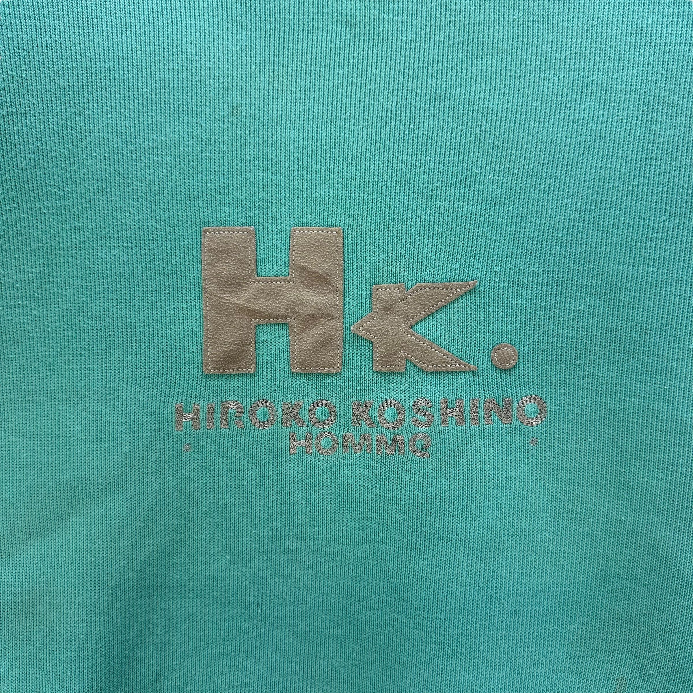 Hiroko Koshino Homme VINTAGE HIROKO KOSHINO HOMME BIG LOGO SWEATSHIRTS #8483-011 Size US M / EU 48-50 / 2 - 3 Thumbnail