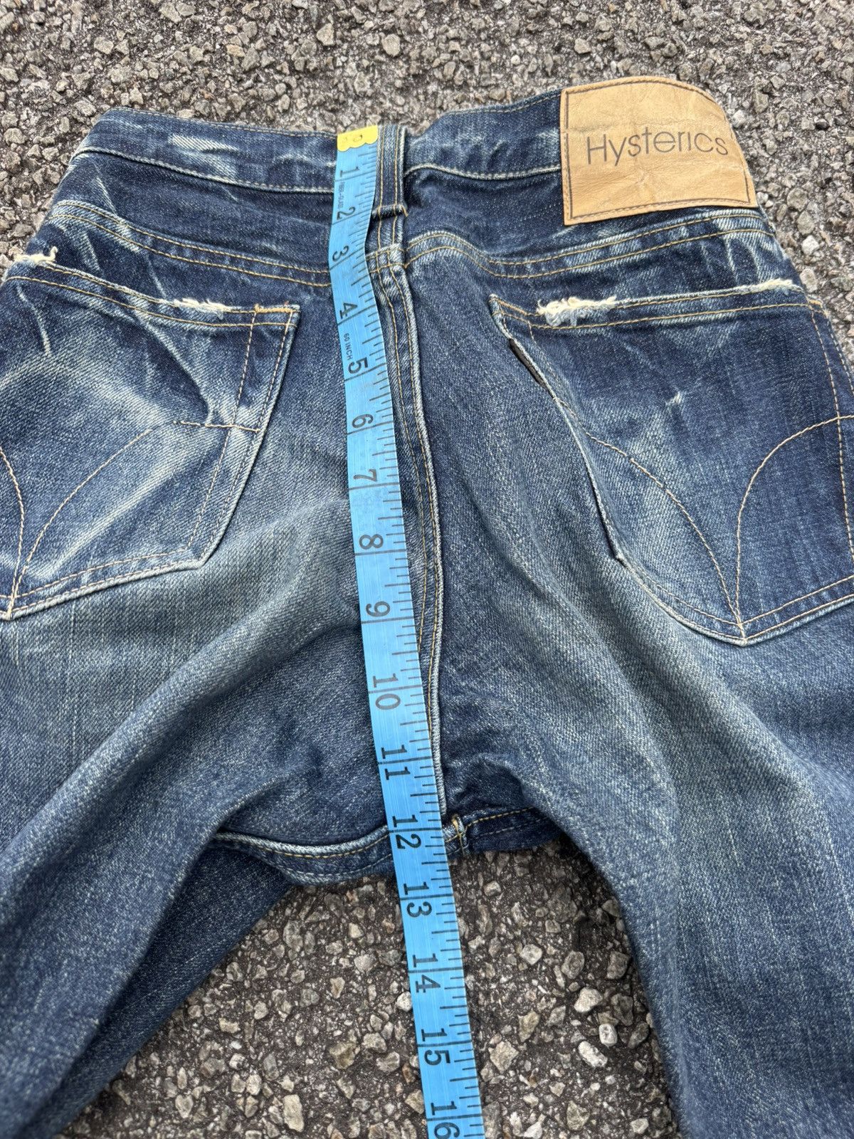 Hysteric Glamour HYSTERIC GLAMOUR JAPAN STUDDED UNISEX STYLE DISTRESSED JEANS Size US 29 - 22 Thumbnail