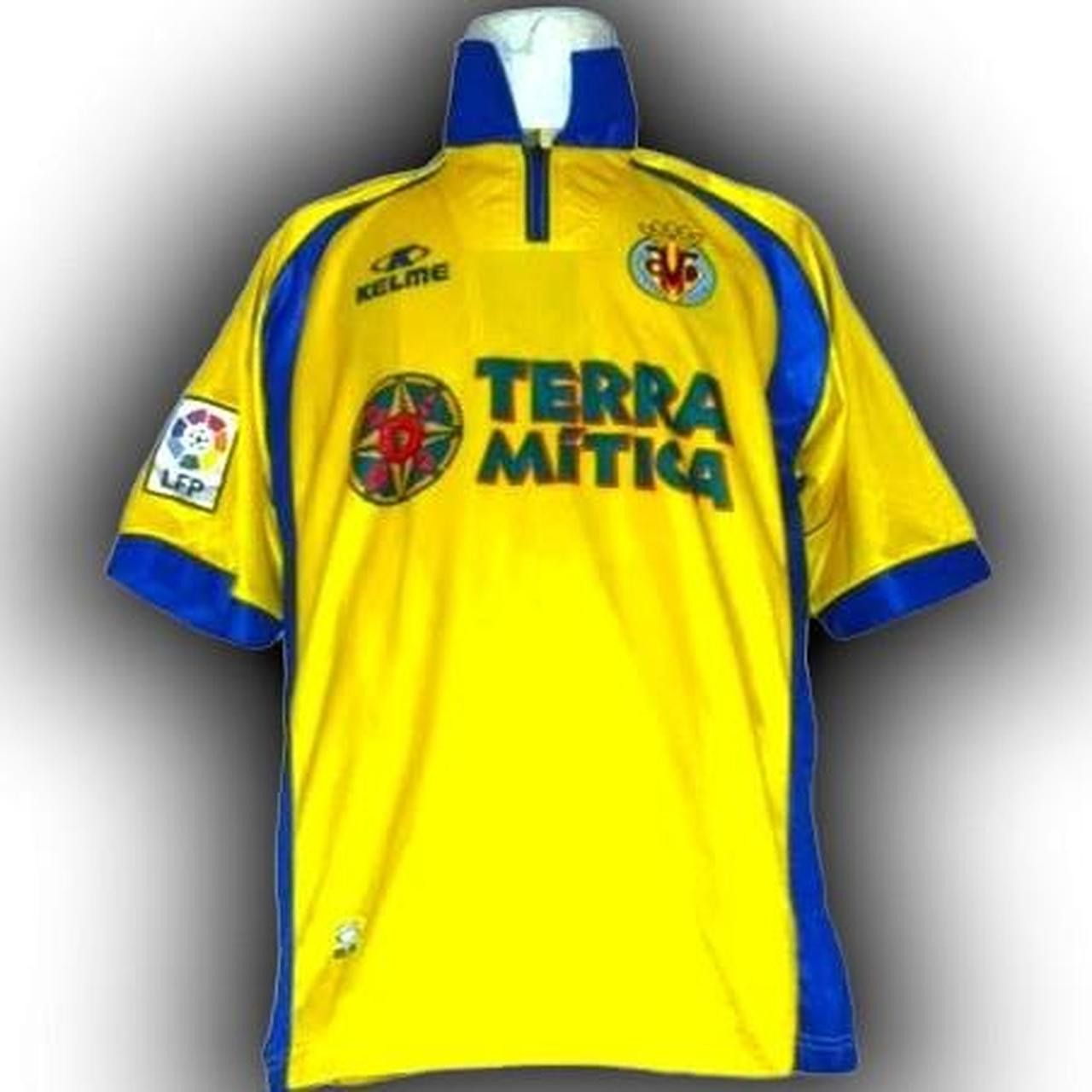 Other Cf Villarreal Spain 1999 2000 Home Shirt Jersey Size US XL / EU 56 / 4 - 1 Thumbnail