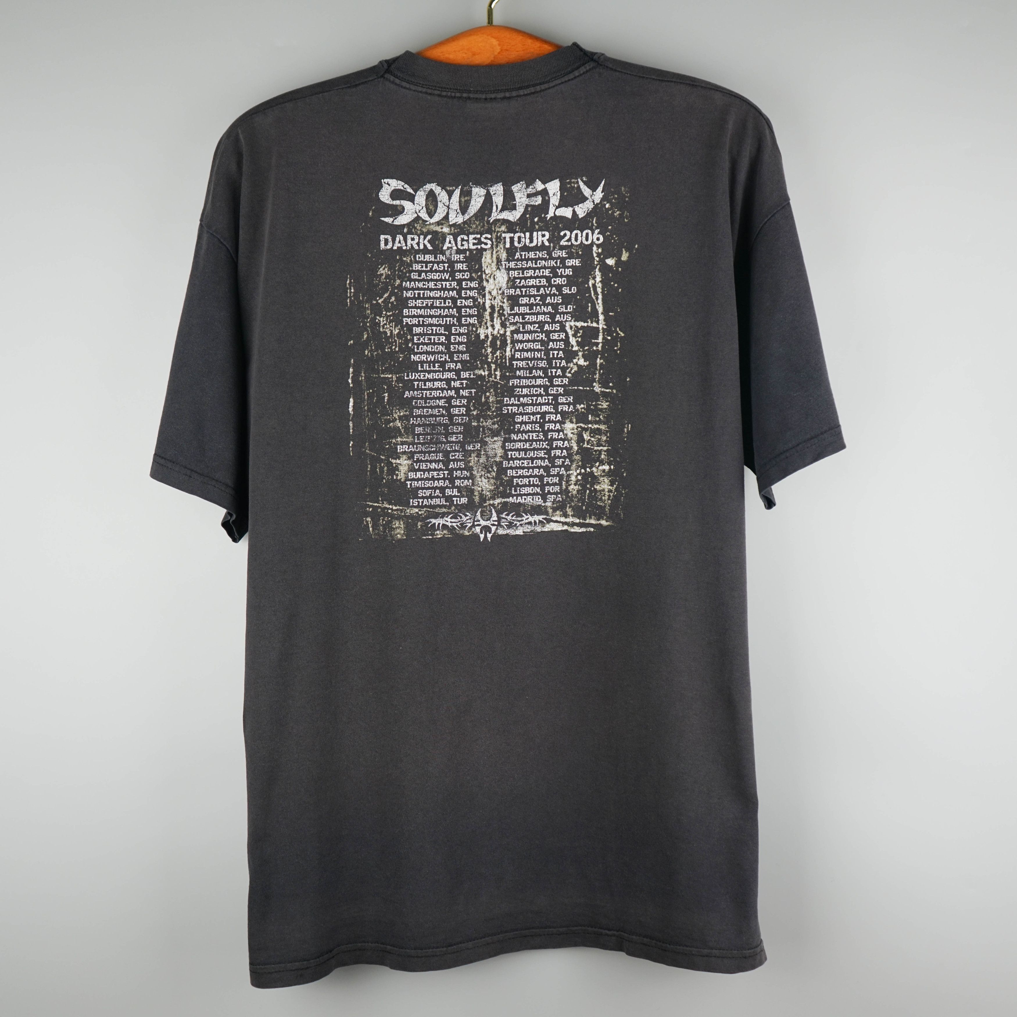 Band Tees × Vintage Vintage 2006 Soulfly Tour T-Shirt Size US XL / EU 56 / 4 - 7 Thumbnail