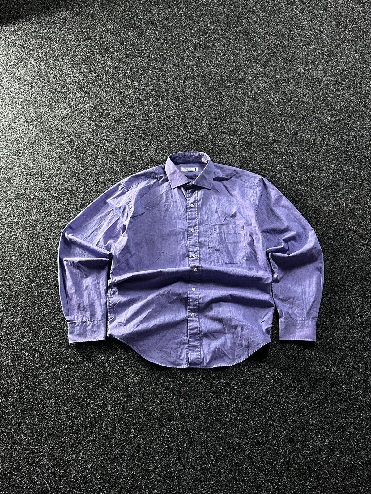 Yves Saint Laurent VNTG🚨Yves Saint Laurent Purple COTTON shirt YSL rare Flannel Size US M / EU 48-50 / 2 - 1 Thumbnail