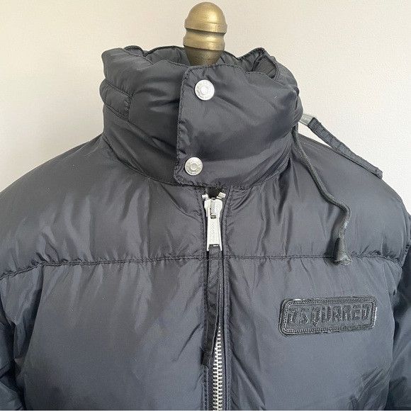 Dsquared2 Dsquared Black Short Down Parka - S/M, hooded! 🇨🇦 Size S / US 4 / IT 40 - 5 Thumbnail
