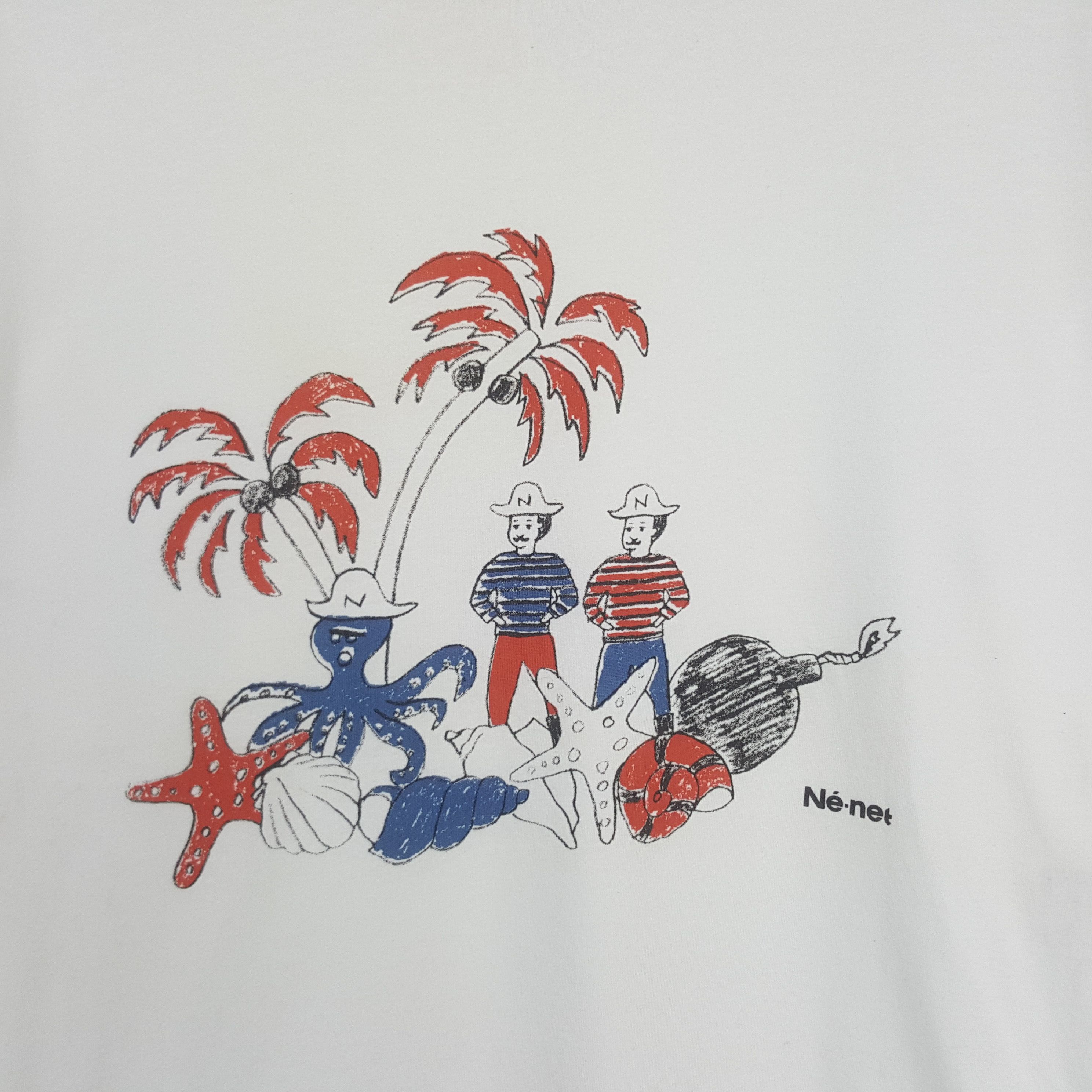 Japanese Brand × Ne-Net × Vintage Vintage Ne-Net by Issey Miyake Art T-shirt Size US M / EU 48-50 / 2 - 2 Thumbnail