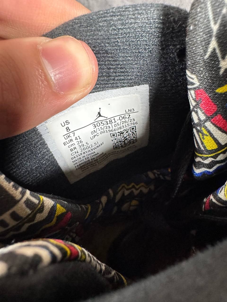 Jordan Brand Size 8 | Jordan 8 Playoff No Box | Pre-Owned Size US 8 / EU 41 - 6 Thumbnail