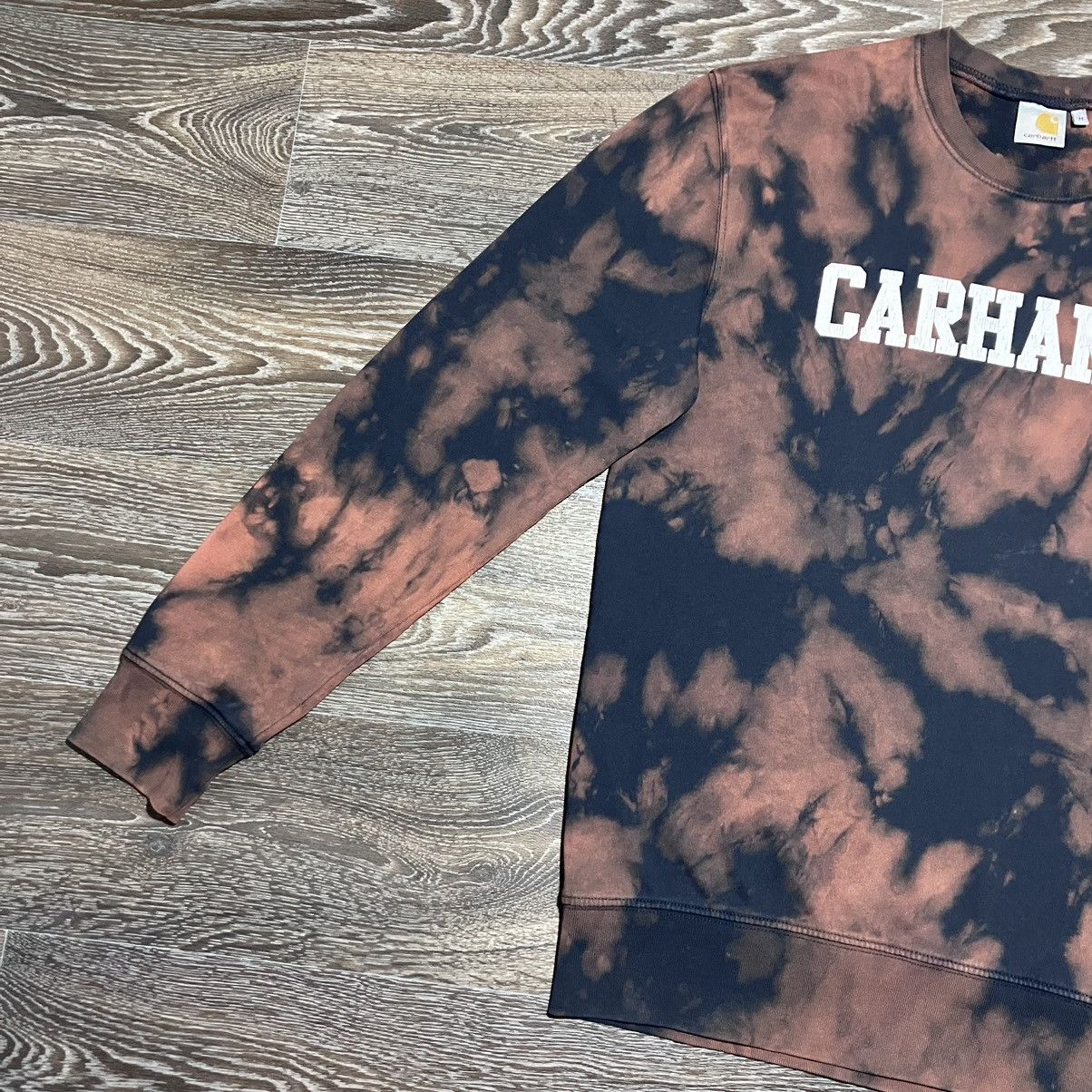 Carhartt Custom CARHARTT College Big Logo Tie Dye Cotton Sweatshirt Size US M / EU 48-50 / 2 - 3 Thumbnail