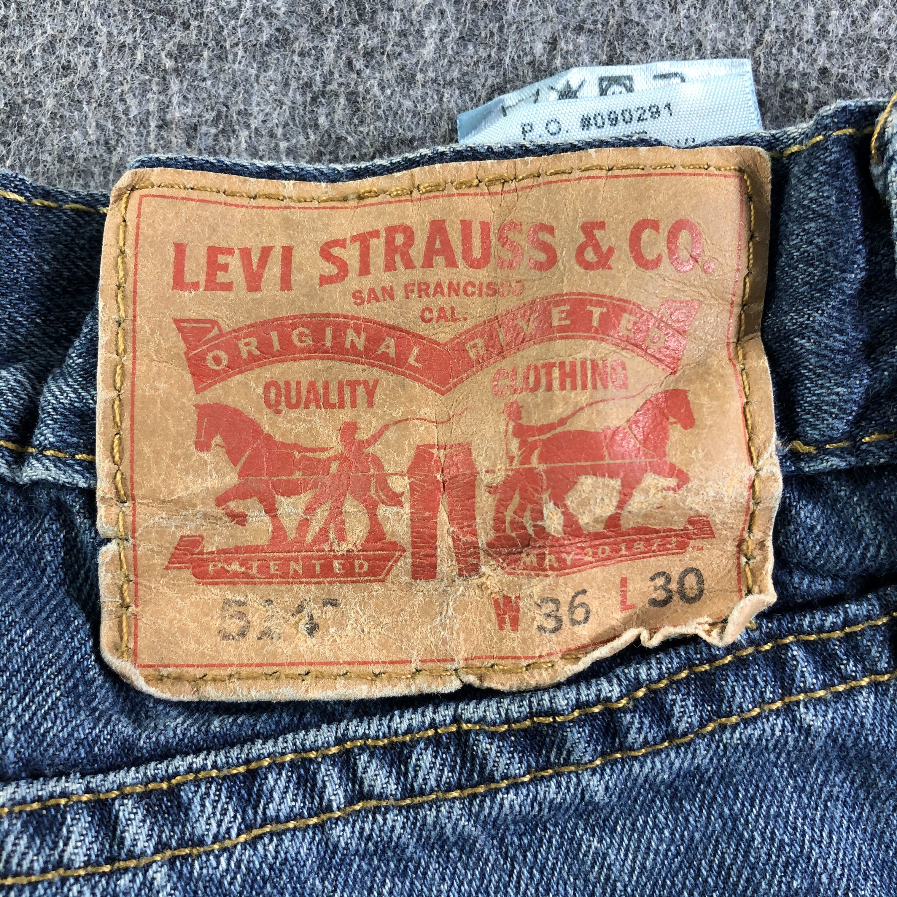 Levi's Vintage Blue Wash Levis 514 Jeans-J4116 Size US 36 / EU 52 - 5 Thumbnail