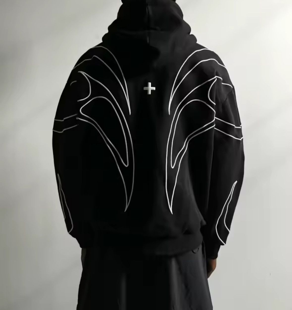 Other High Street Fashion Stripe Embroidery Double Zipper Hoodies Size US L / EU 52-54 / 3 - 3 Thumbnail