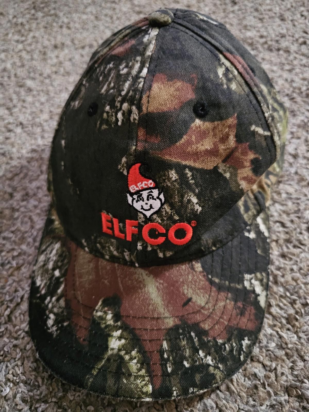 Mossy Oaks ELFCO Hardware Adjustable Elf Logo Camo Baseball Hat Size ONE SIZE - 1 Thumbnail