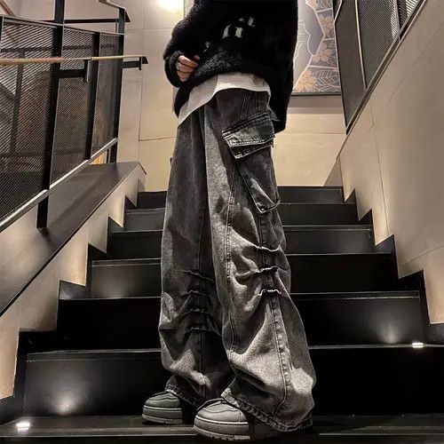 Japanese Brand Manami x Keito Black High Street Vintage Loose Fit Jeans Size US 32 / EU 48 - 6 Thumbnail