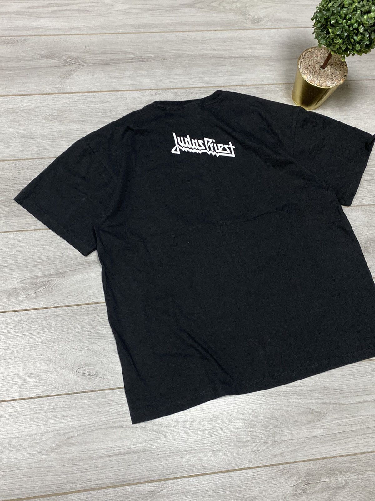 Band Tees Vintage Judas Priest British Steel Album Promo T Shirt Size US XXL / EU 58 / 5 - 2 Thumbnail