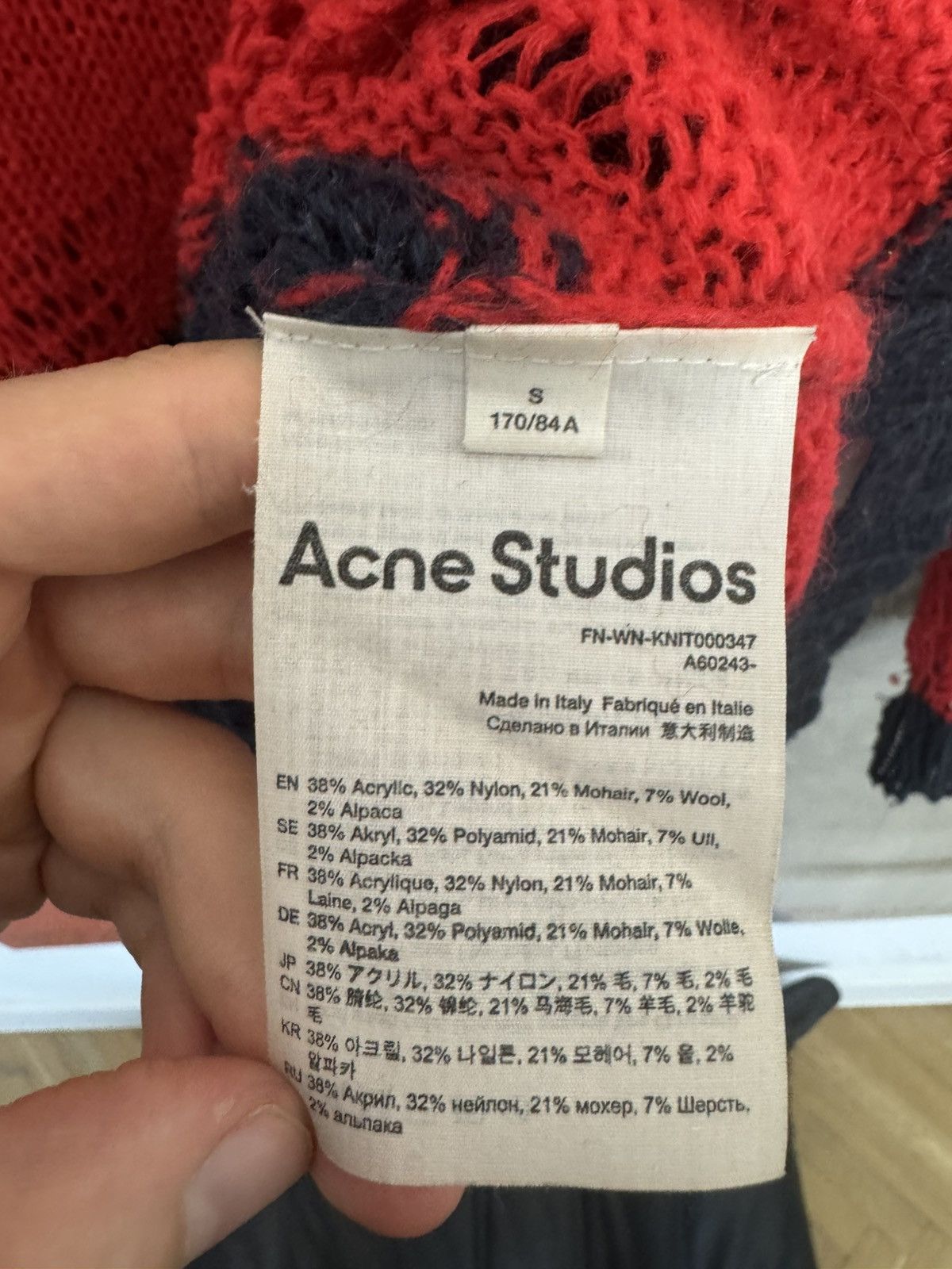 Acne Studios RARE GRAIL acne mohair distressed kurt cobain sweater knit Size US M / EU 48-50 / 2 - 5 Thumbnail