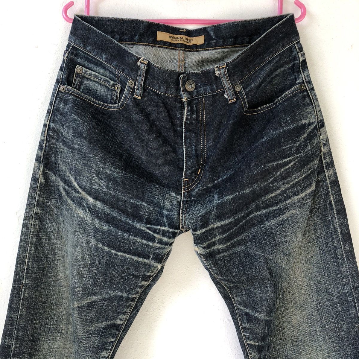 Uniqlo Vintage UNIQLO Custom Tiger Embroidered jeans Size US 31 - 3 Thumbnail