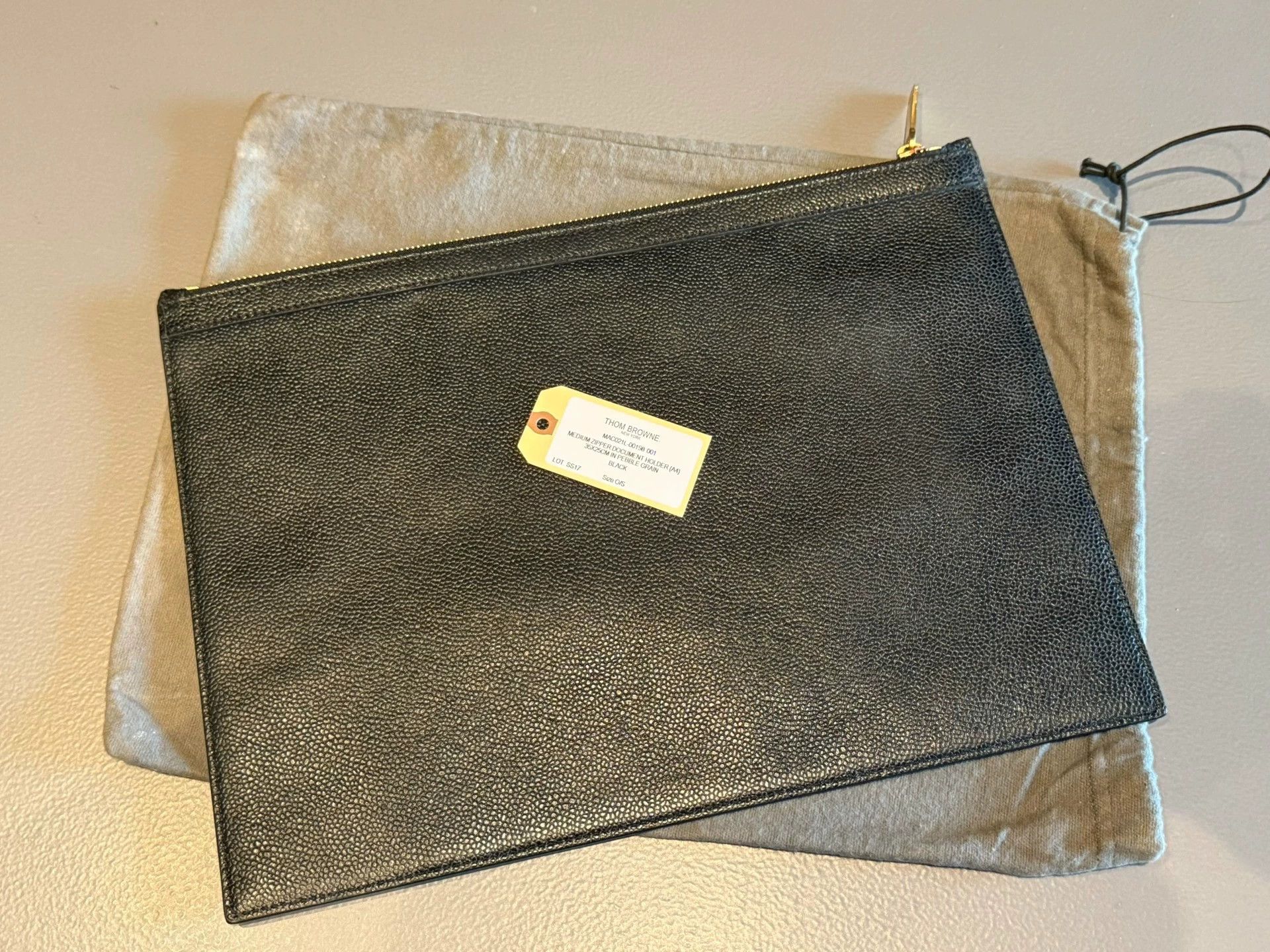Thom Browne Thom Browne Classic Large Clutch Size ONE SIZE - 3 Thumbnail