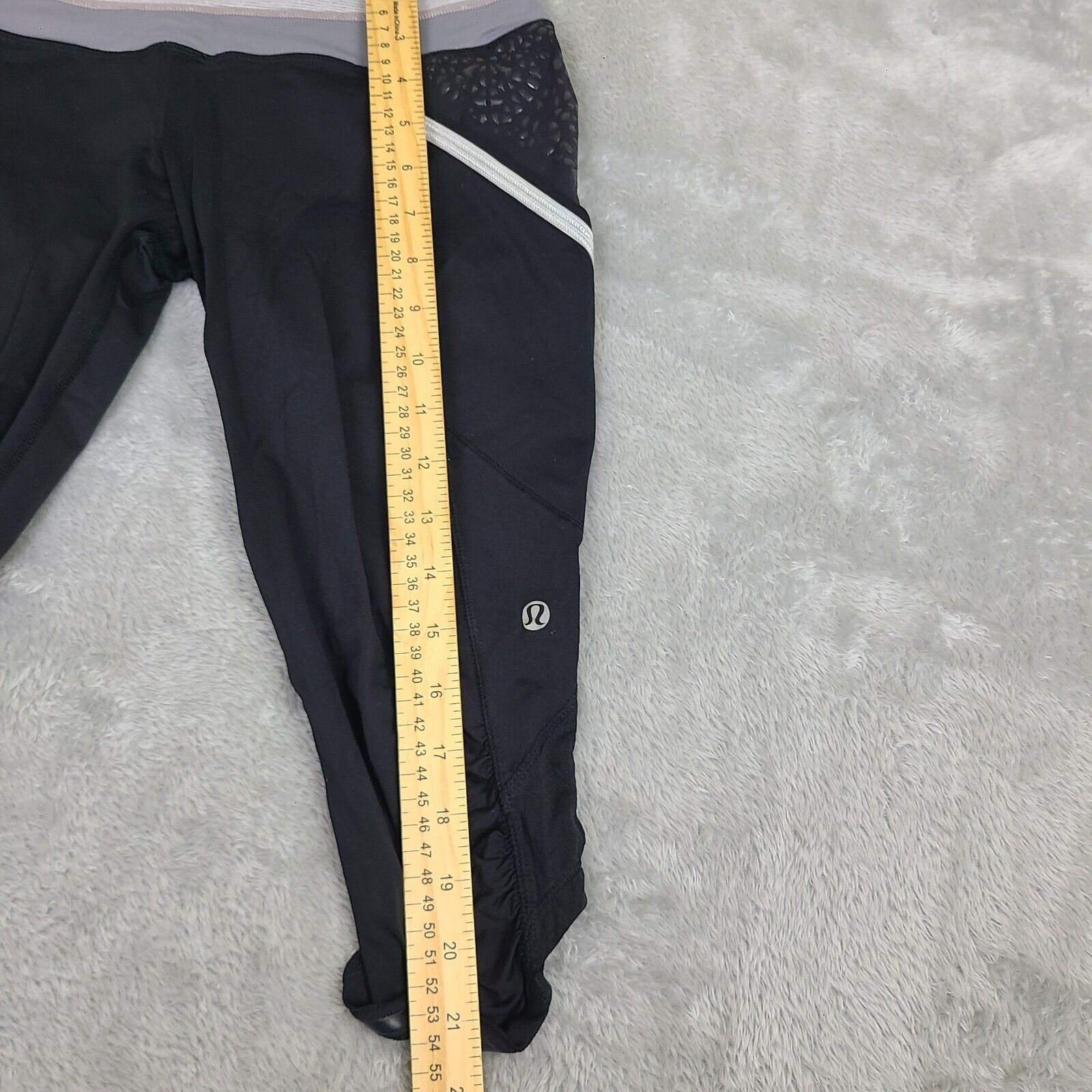 Lululemon LULULEMON Womens Ruched Capri Cropped Leggings Size 6 Size 28" / US 6 / IT 42 - 5 Thumbnail