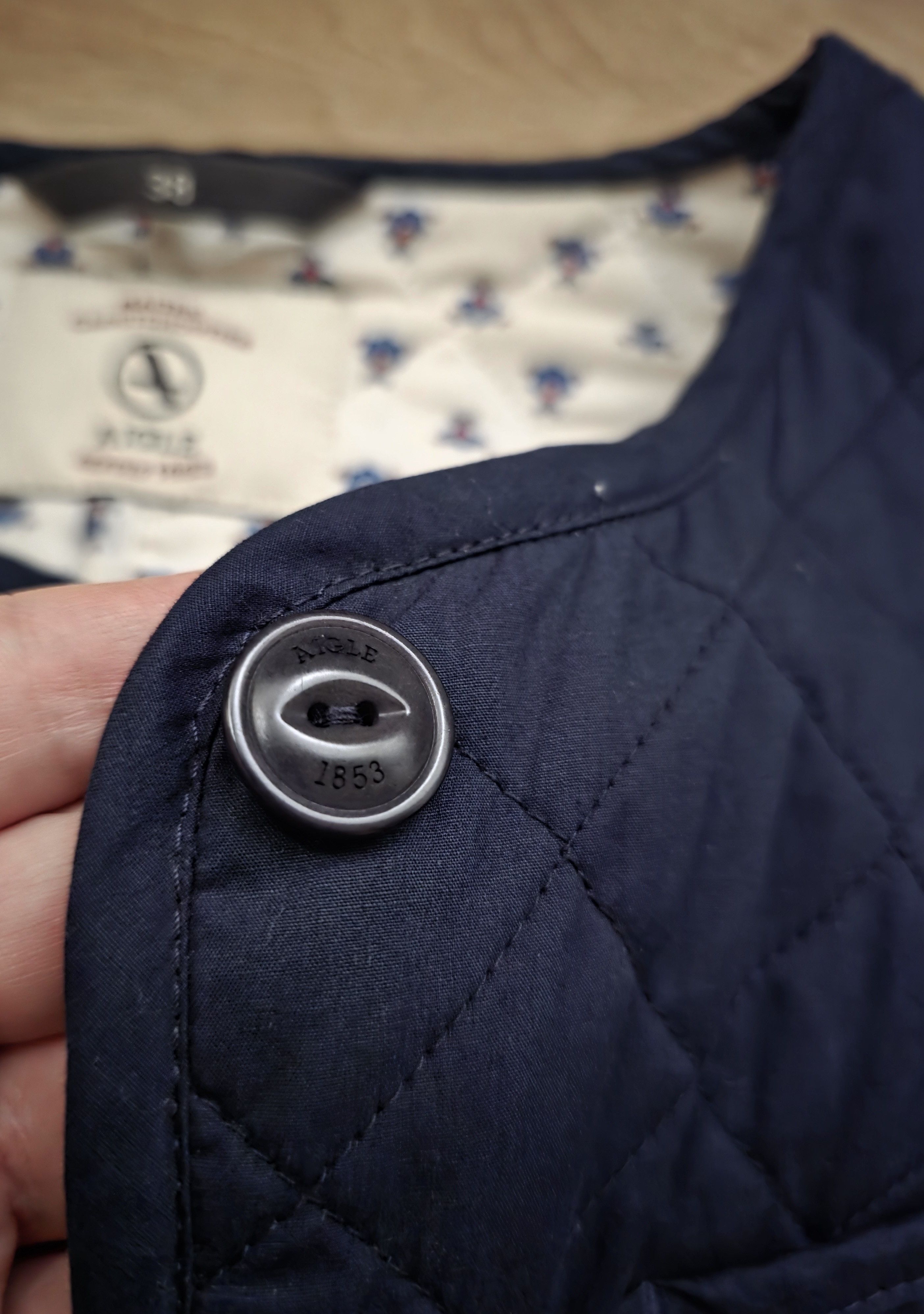 Aigle Aigle women's light jacket S navy Size S / US 4 / IT 40 - 12 Thumbnail
