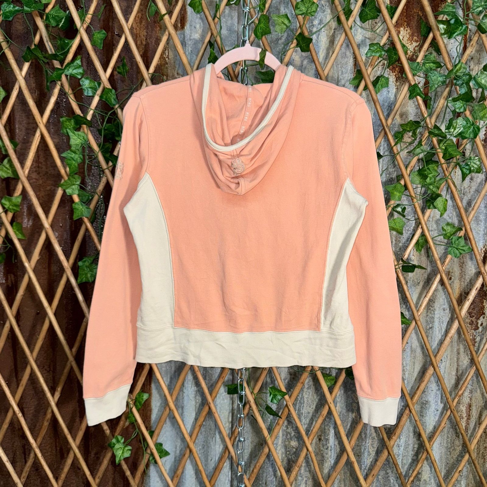 Bcbgmaxazria Vintage Y2K BCBG femme 2000s rhinestone bling zip up hoodie Size L / US 10 / IT 46 - 2 Thumbnail