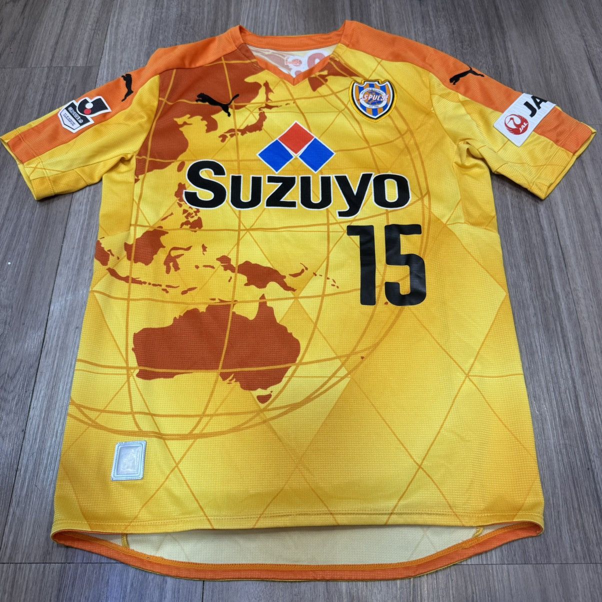 Japanese Brand × Puma S-Pulse 2016 home shirt #15 Taisuke Size US S / EU 44-46 / 1 - 1 Thumbnail