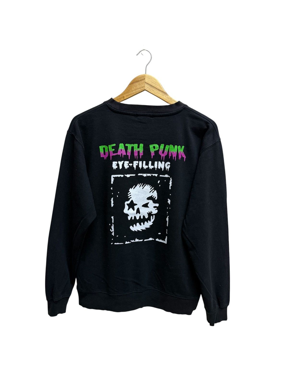 Japanese Brand Deadth Punk Eye-Filling Wego Sweatshirt Size US S / EU 44-46 / 1 - 1 Thumbnail