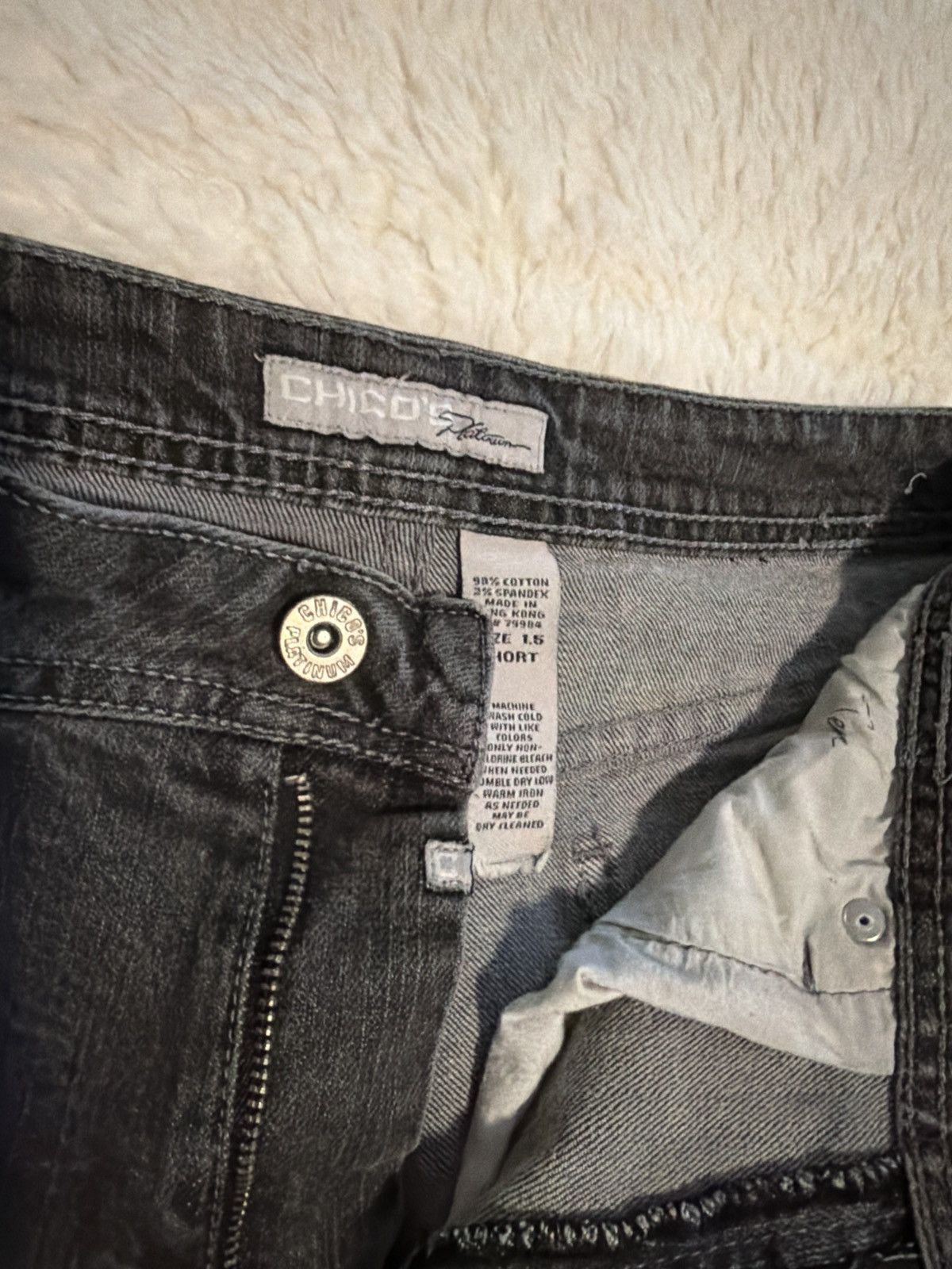 Chicos chico’s platinum bootcut jeans Size 26" / US 2 / IT 38 - 3 Thumbnail