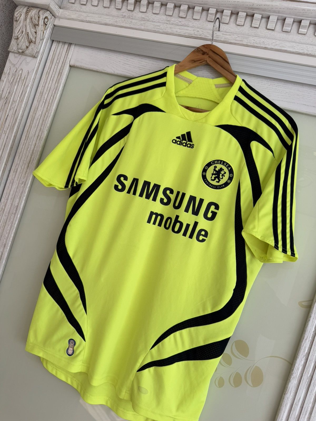 Adidas × Vintage Chelsea 2007-2008 Away Soccer Jersey Football Kit Shirt Size US M / EU 48-50 / 2 - 3 Thumbnail